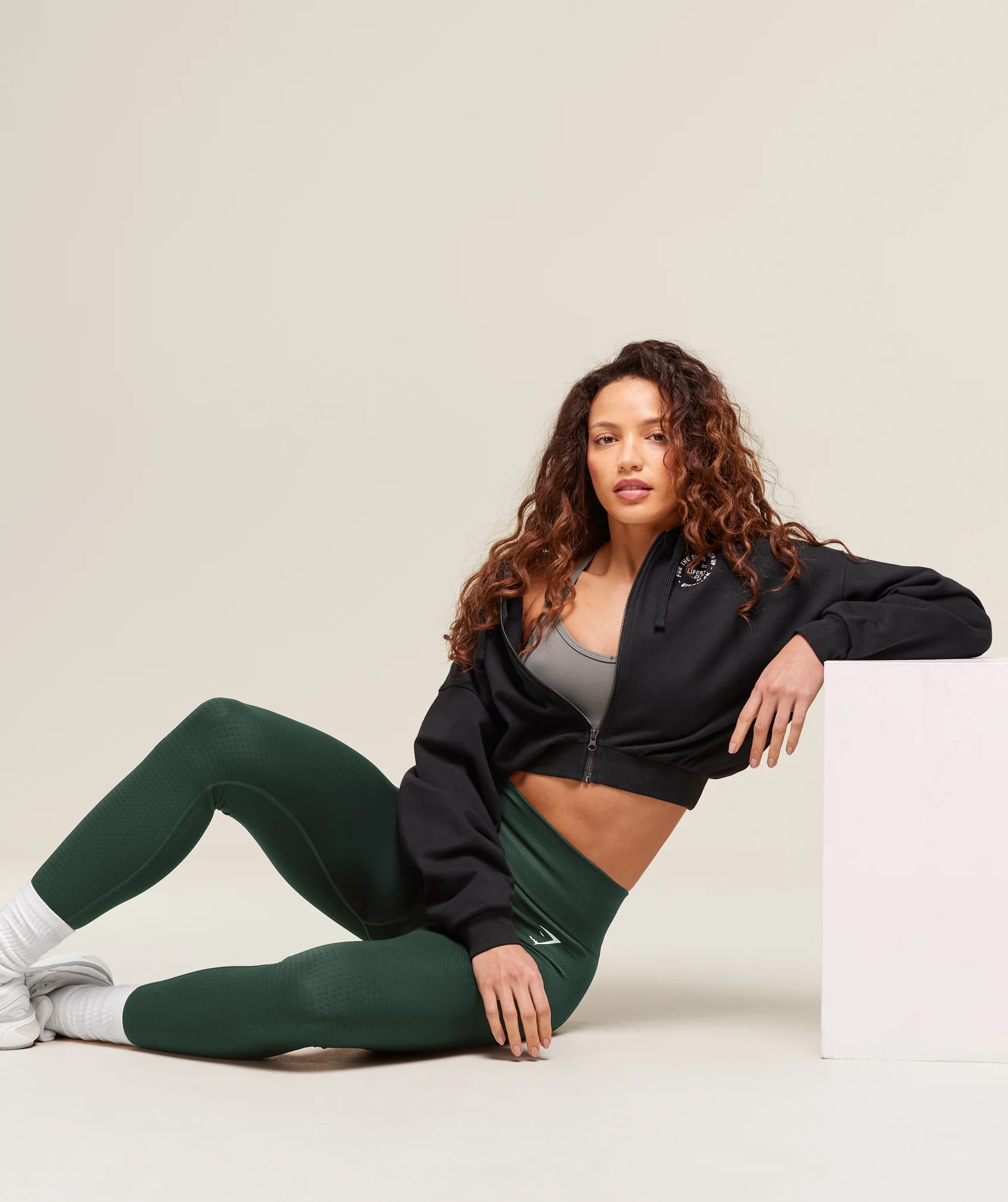Gymshark Vital Seamless 2.0 Leggings - Woodland Green Marl - Image 5