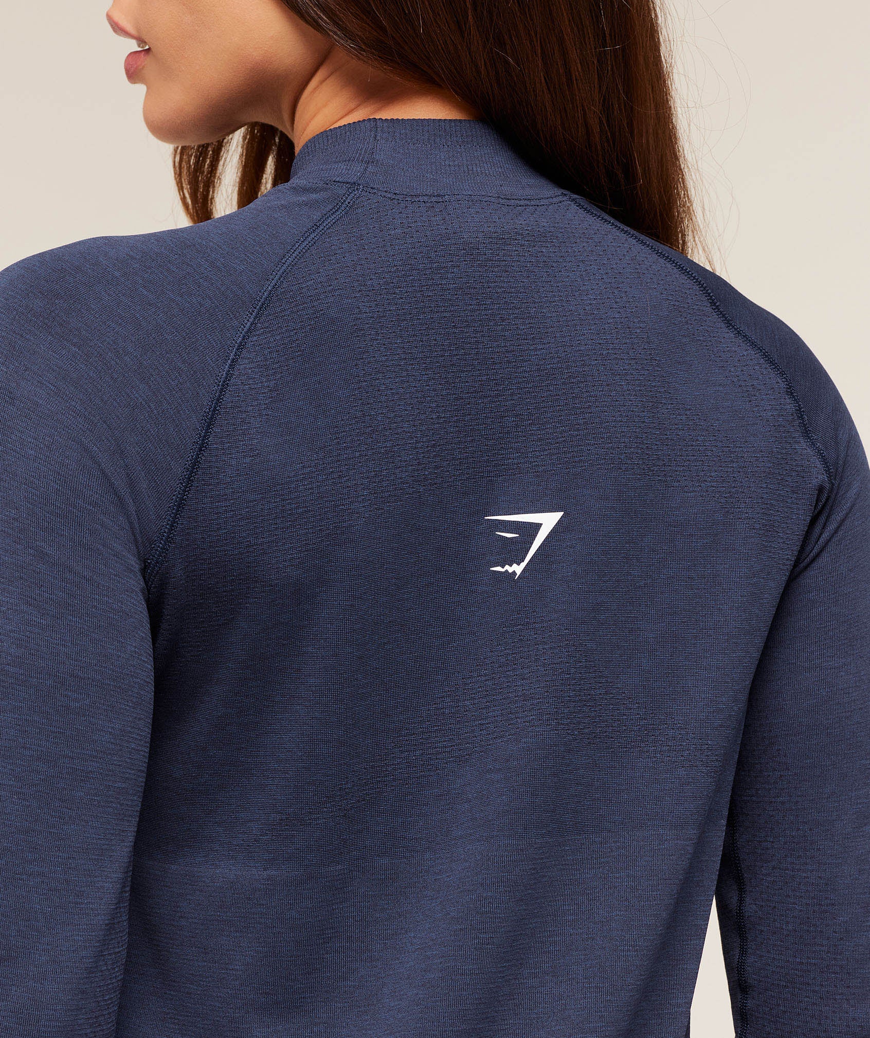 Gymshark Vital Long Line Top - Heavy Blue Marl - Image 6