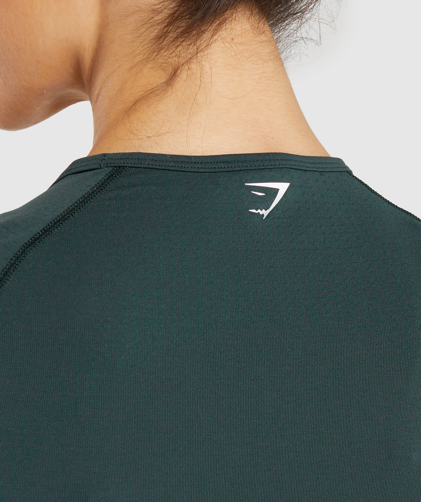 Gymshark Vital Long Sleeve Top - Woodland Green Marl - Image 7