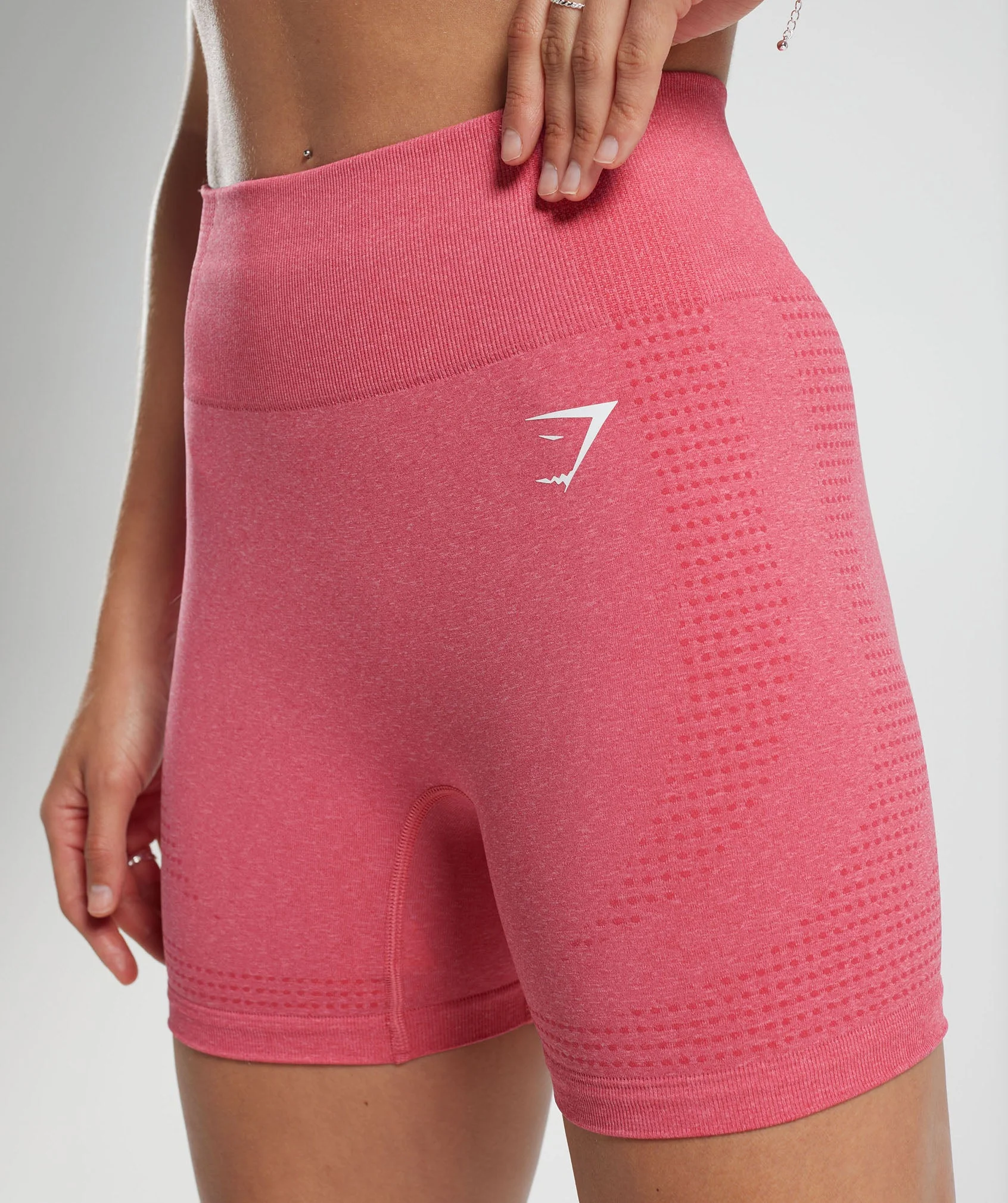 Gymshark Vital Seamless Shorts - Bright Fuchsia Marl - Image 5