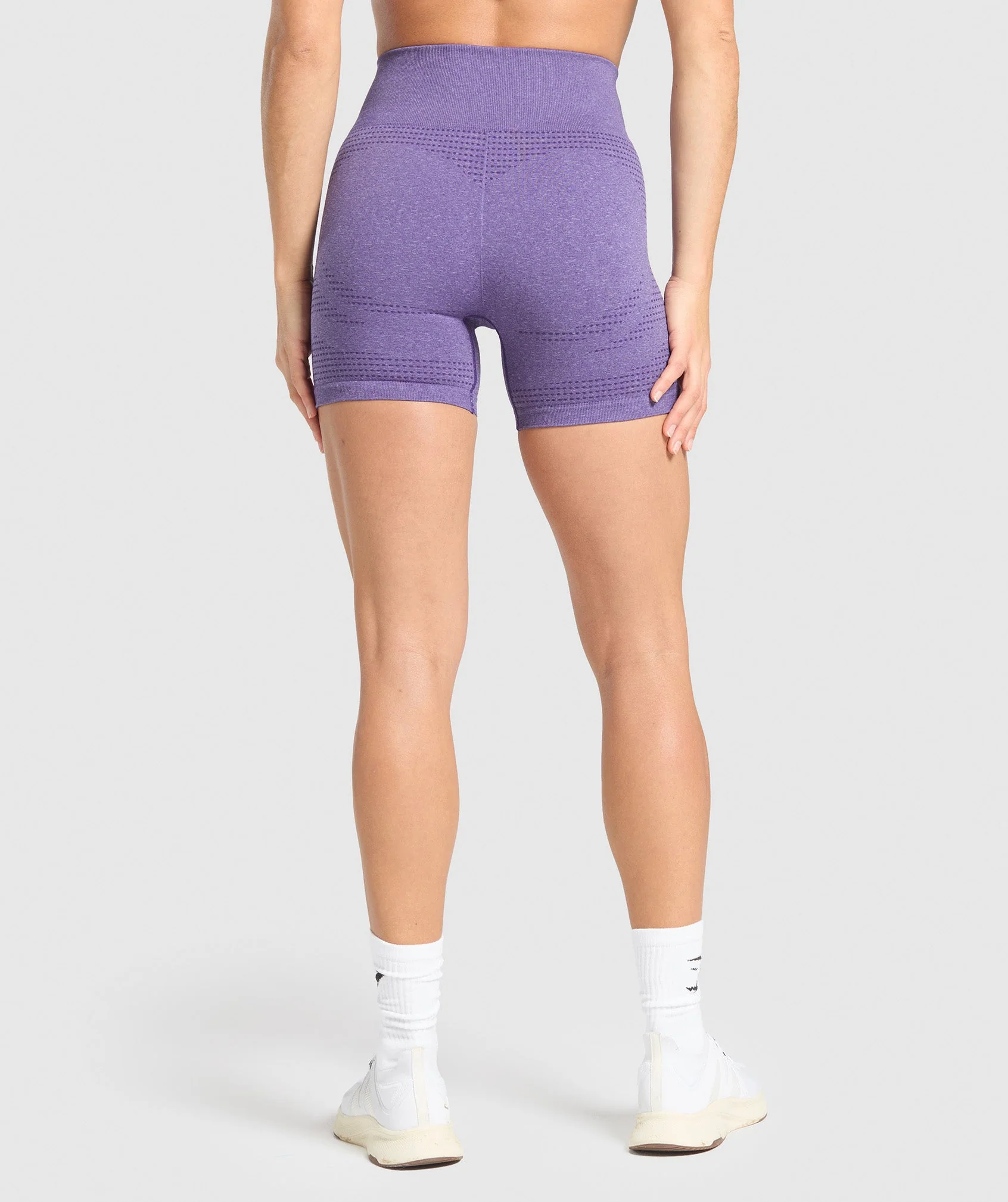 Gymshark Vital Seamless Shorts - Functional Purple Marl - Image 2