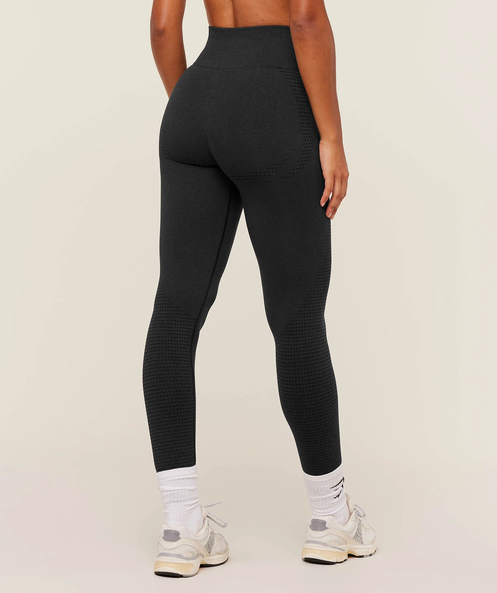 Gymshark Vital Tall Leggings - Black Marl - Image 3