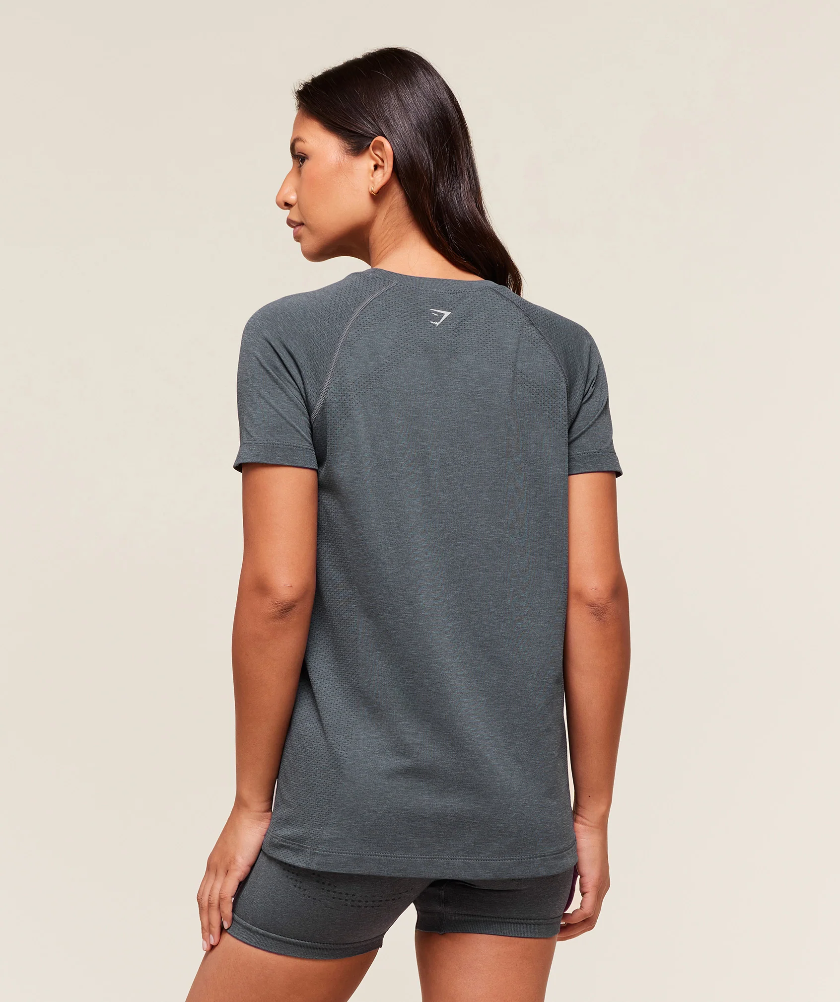 Gymshark Vital Seamless 2.0 Light T-Shirt - Strong Grey/ Marl - Image 2