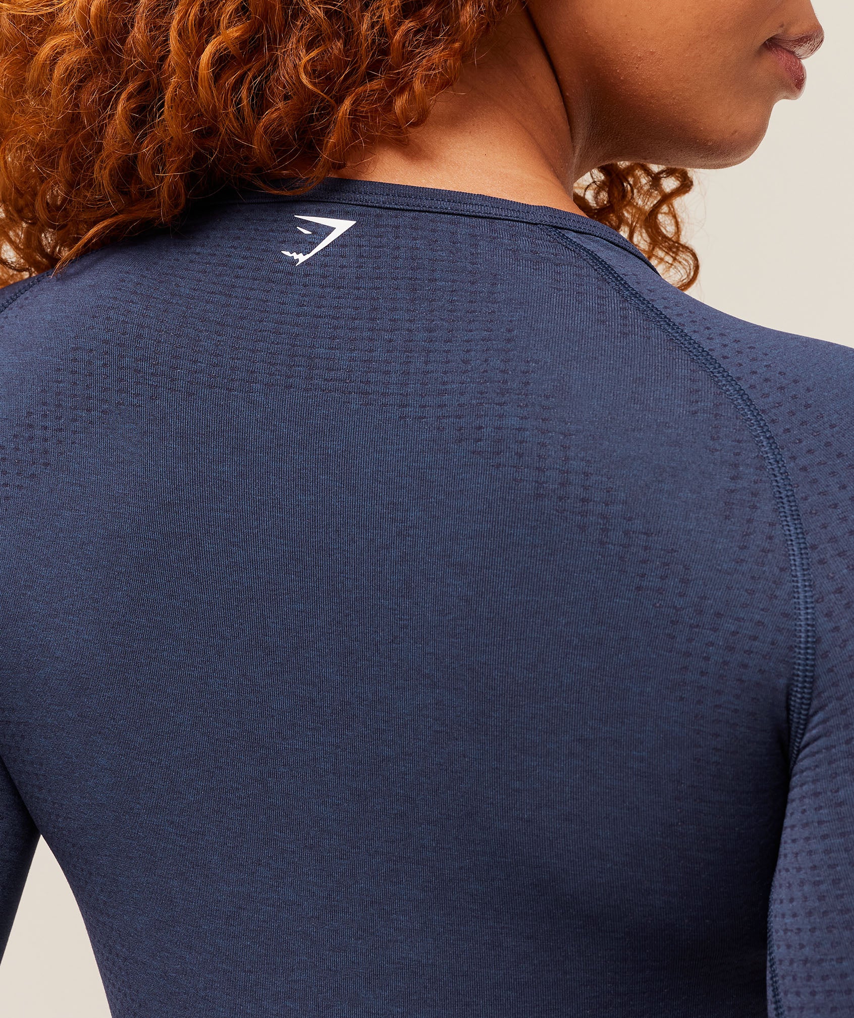 Gymshark Vital Long Sleeve Top - Heavy Blue Marl - Image 6