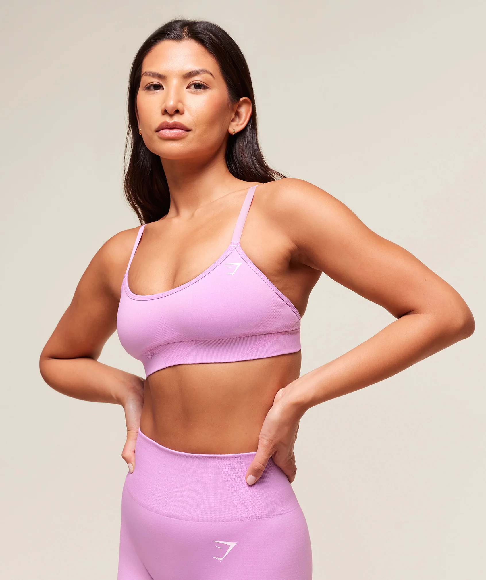 Gymshark Vital Sports Bra - Sour Pink Marl - Image 5