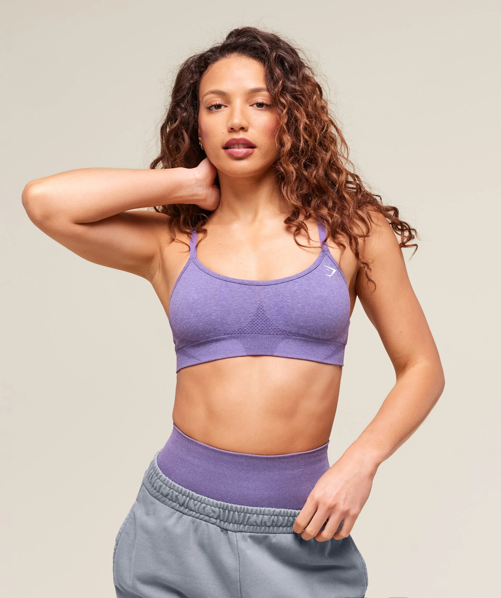 Gymshark Vital Sports Bra - Functional Purple Marl