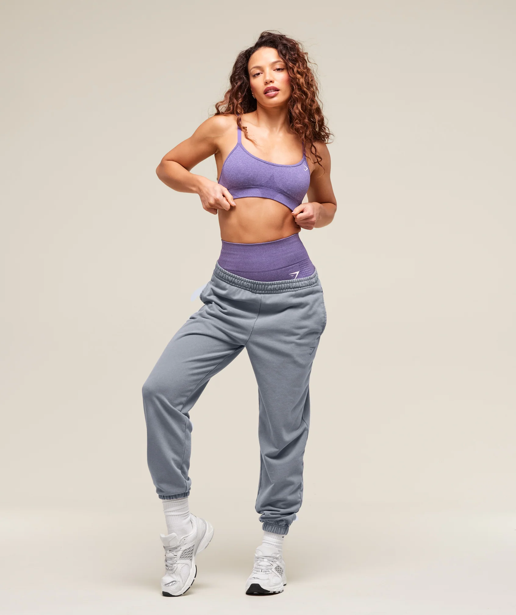 Gymshark Vital Sports Bra - Functional Purple Marl - Image 4