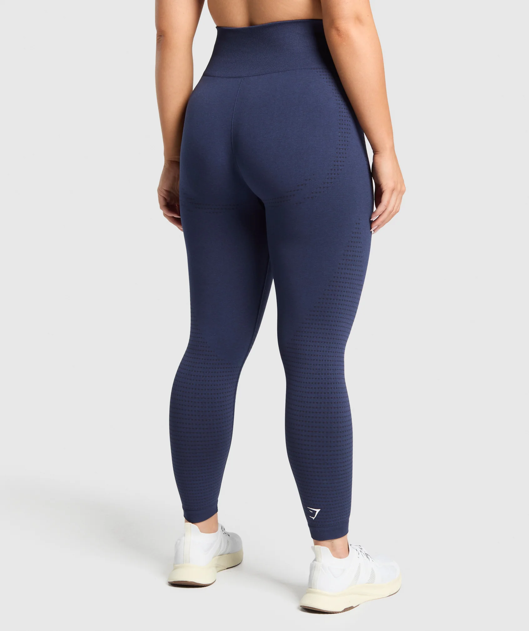 Gymshark Vital Short Leggings - Heavy Blue Marl - Image 2