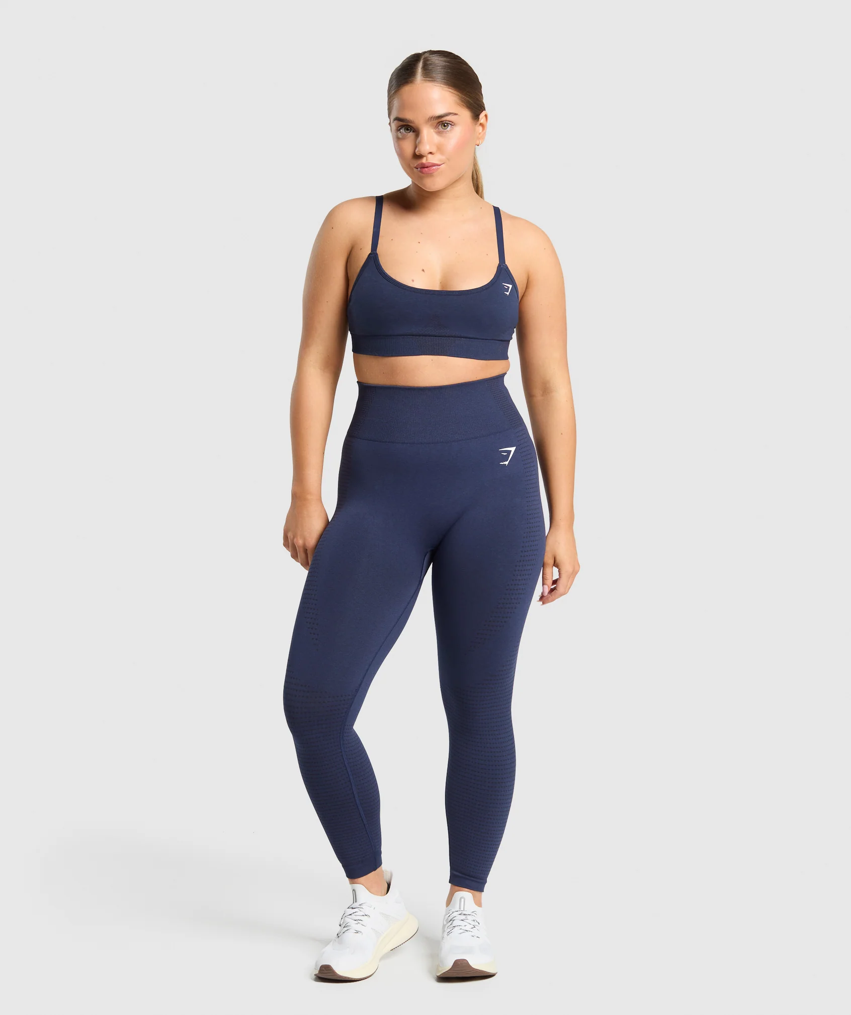 Gymshark Vital Short Leggings - Heavy Blue Marl - Image 4