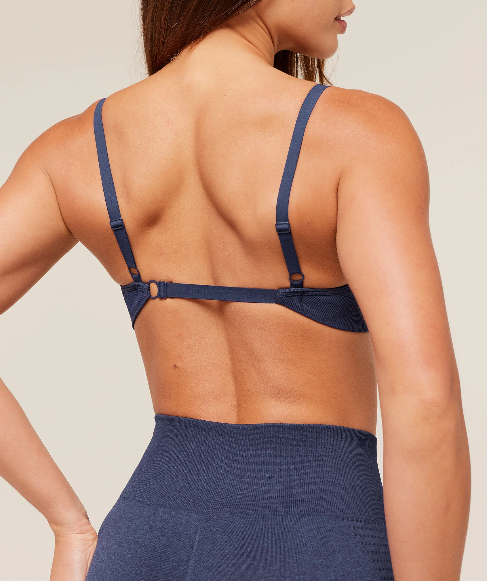 Gymshark Vital Sports Bra - Heavy Blue Marl - Image 5