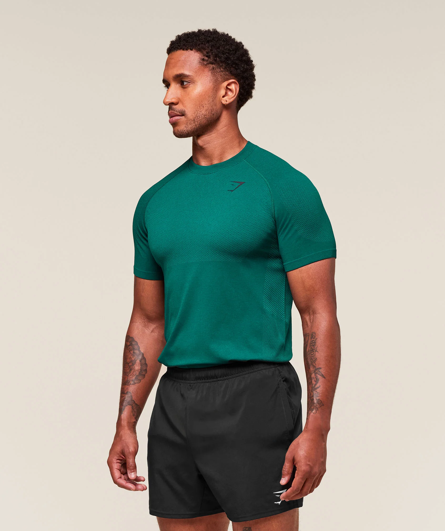 Gymshark Vital Seamless T-Shirt - Functional Teal/Jewel Teal - Image 3