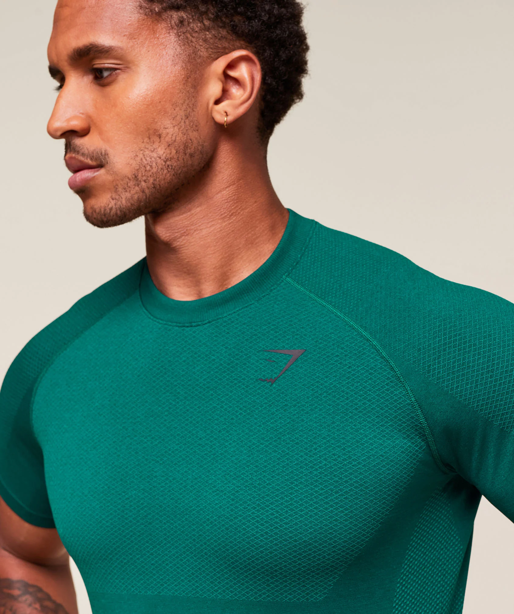 Gymshark Vital Seamless T-Shirt - Functional Teal/Jewel Teal - Image 4