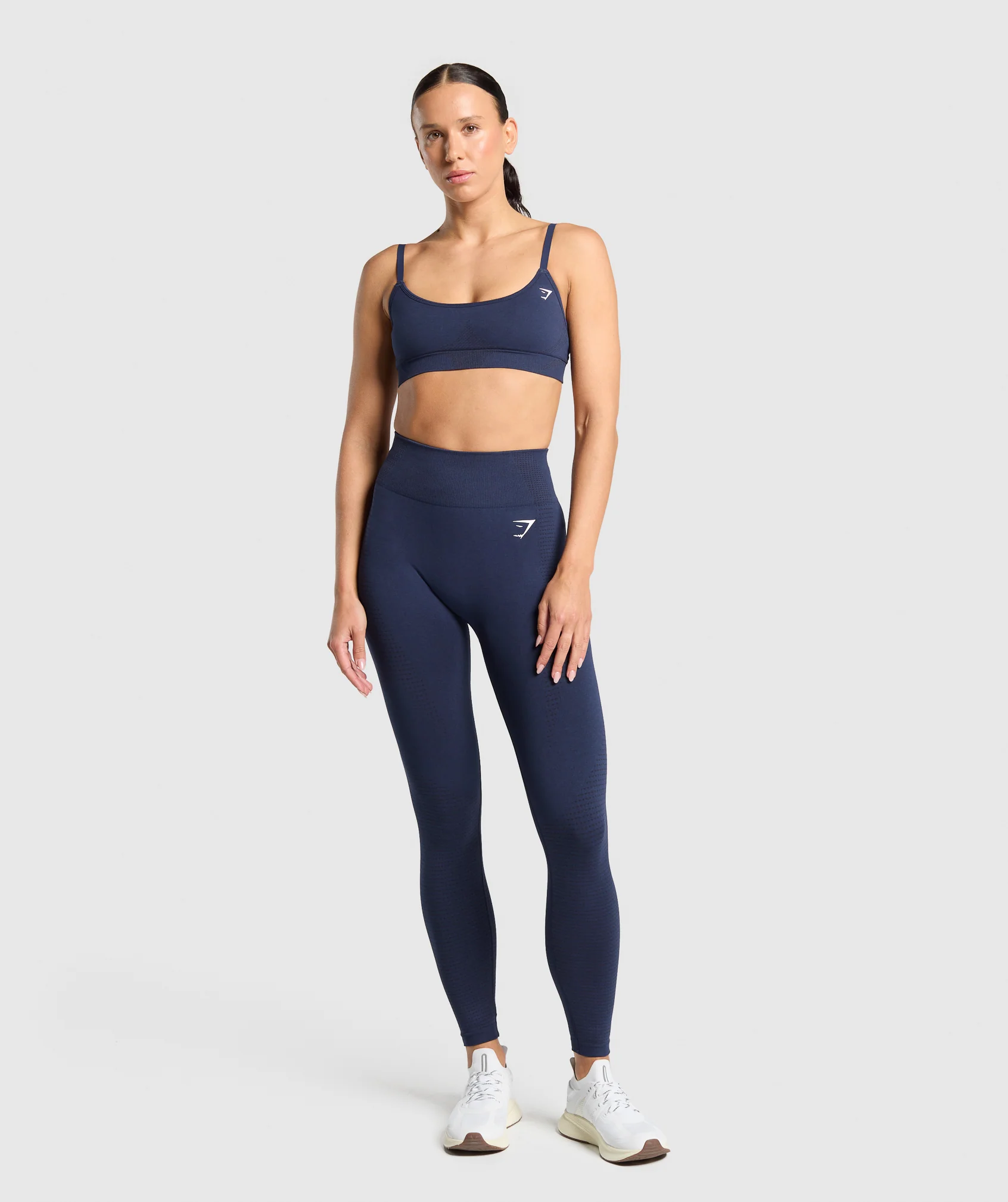 Gymshark Vital Tall Leggings - Heavy Blue Marl - Image 3