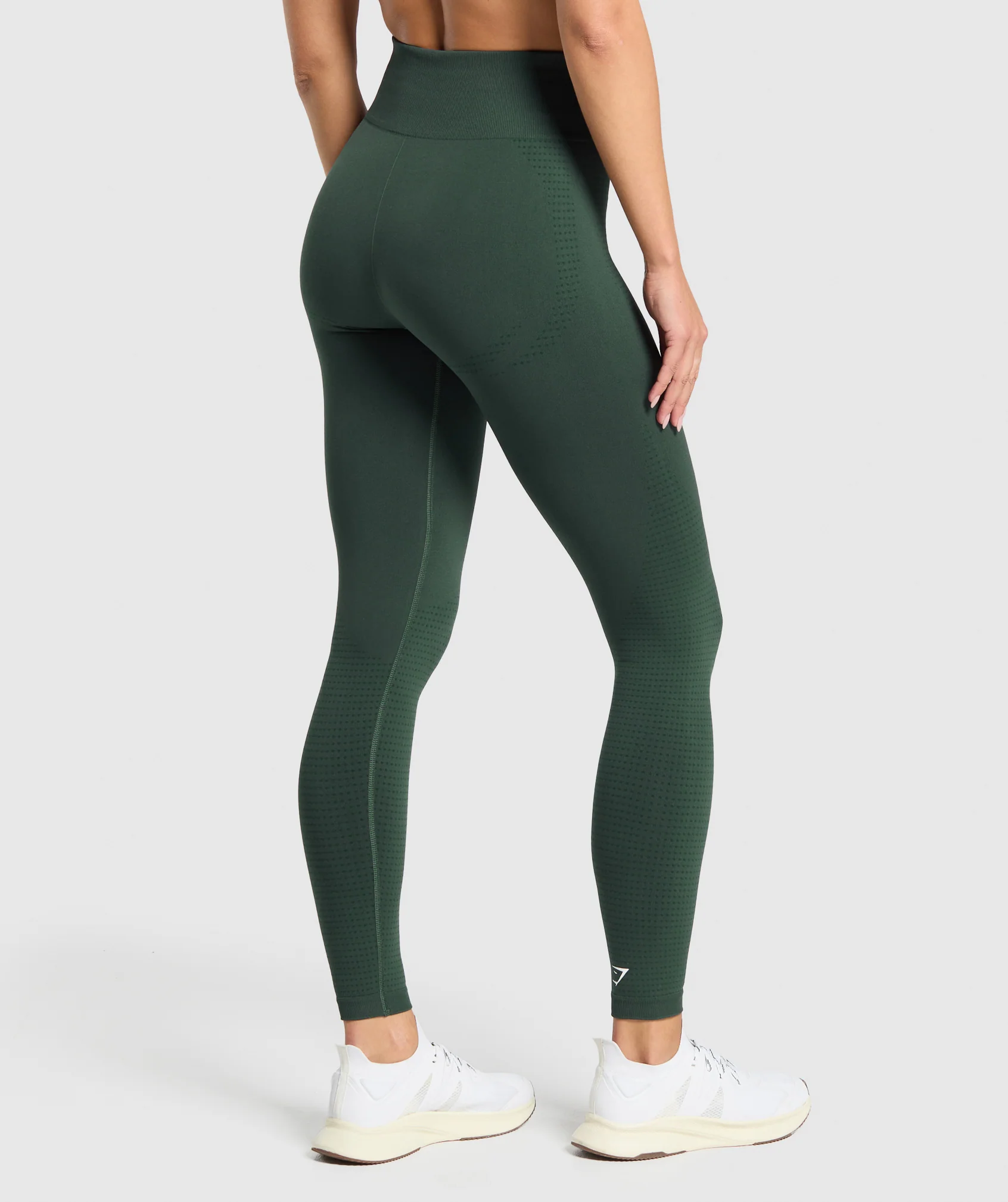 Gymshark Vital Tall Leggings - Woodland Green Marl - Image 2