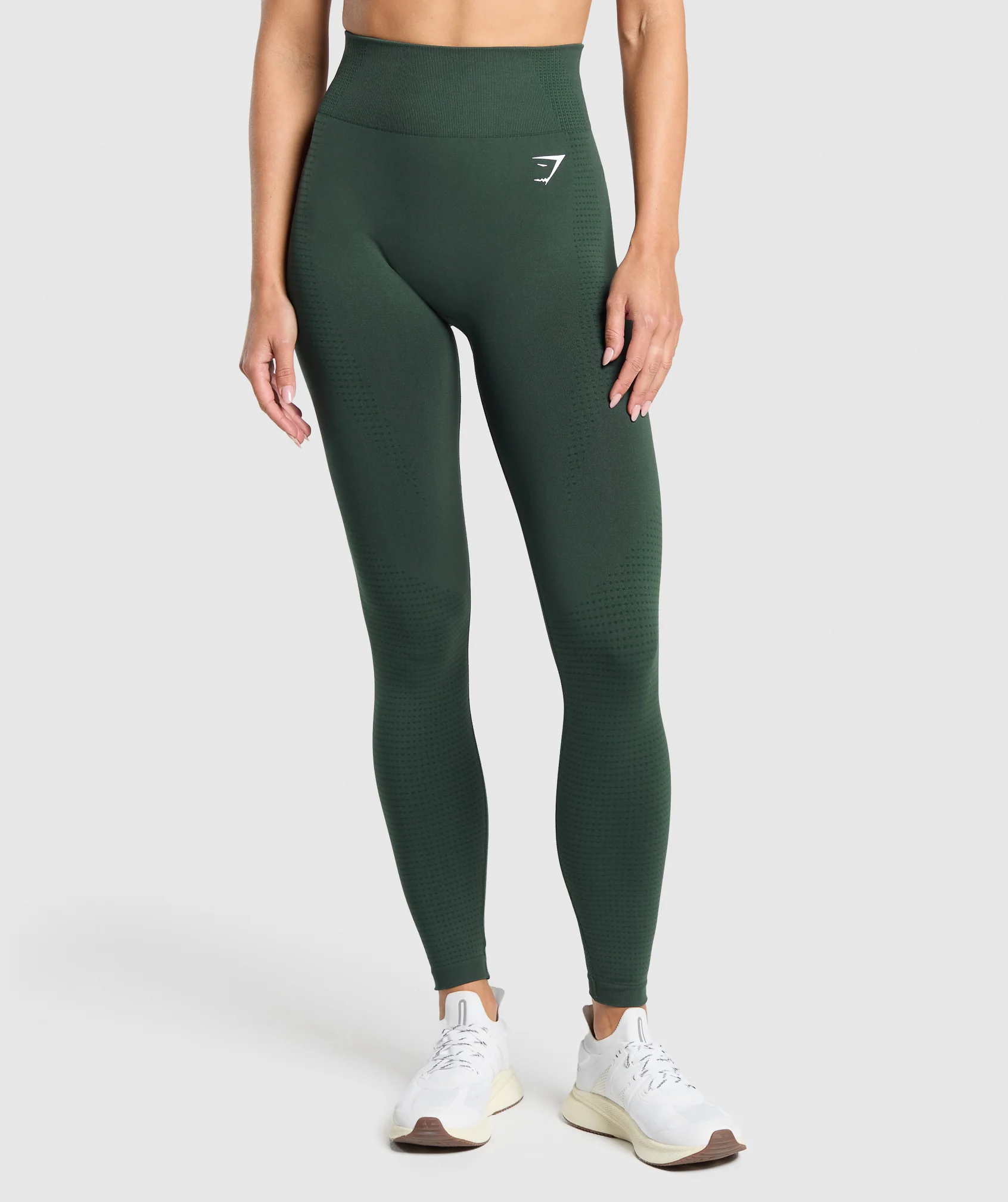 Gymshark Vital Tall Leggings - Woodland Green Marl - Image 5
