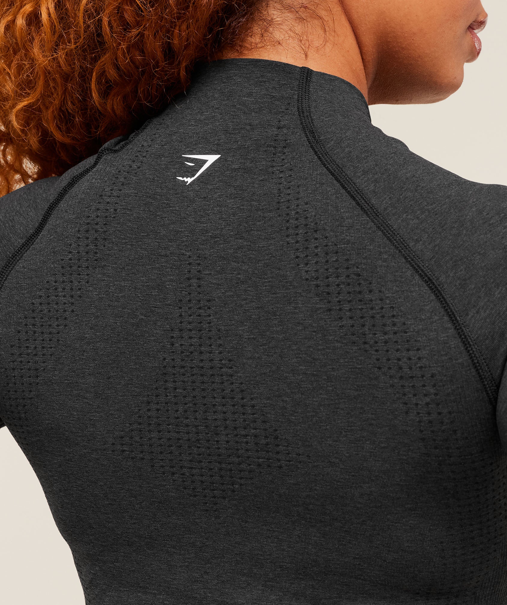 Gymshark Vital Tight Tracktop - Black Marl - Image 7