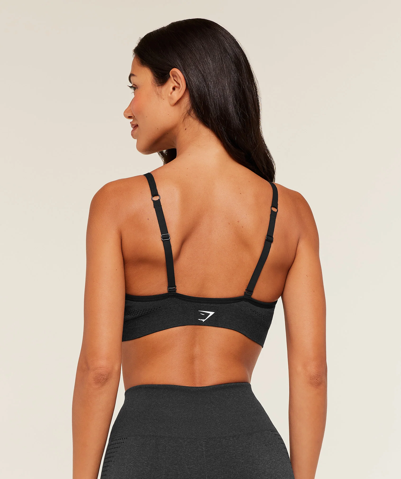 Gymshark Vital Sports Bra - Black Marl - Image 2