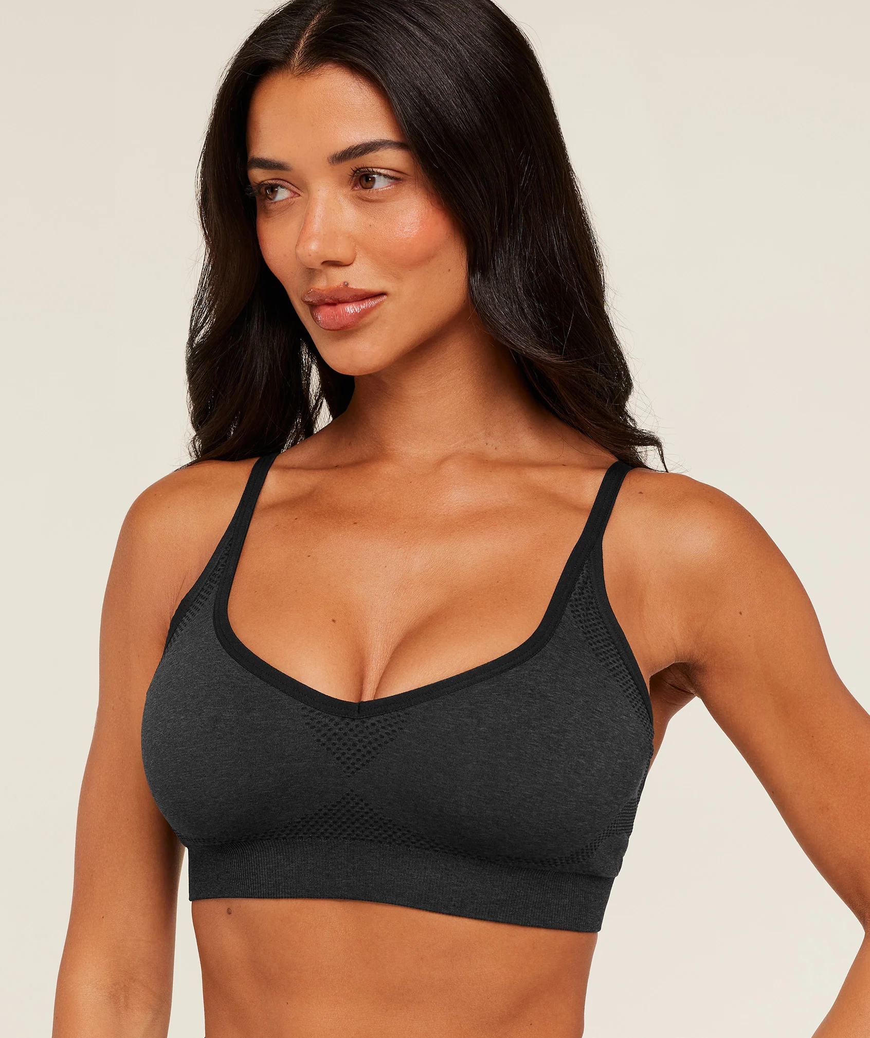 Gymshark Vital Sports Bra - Black Marl - Image 6