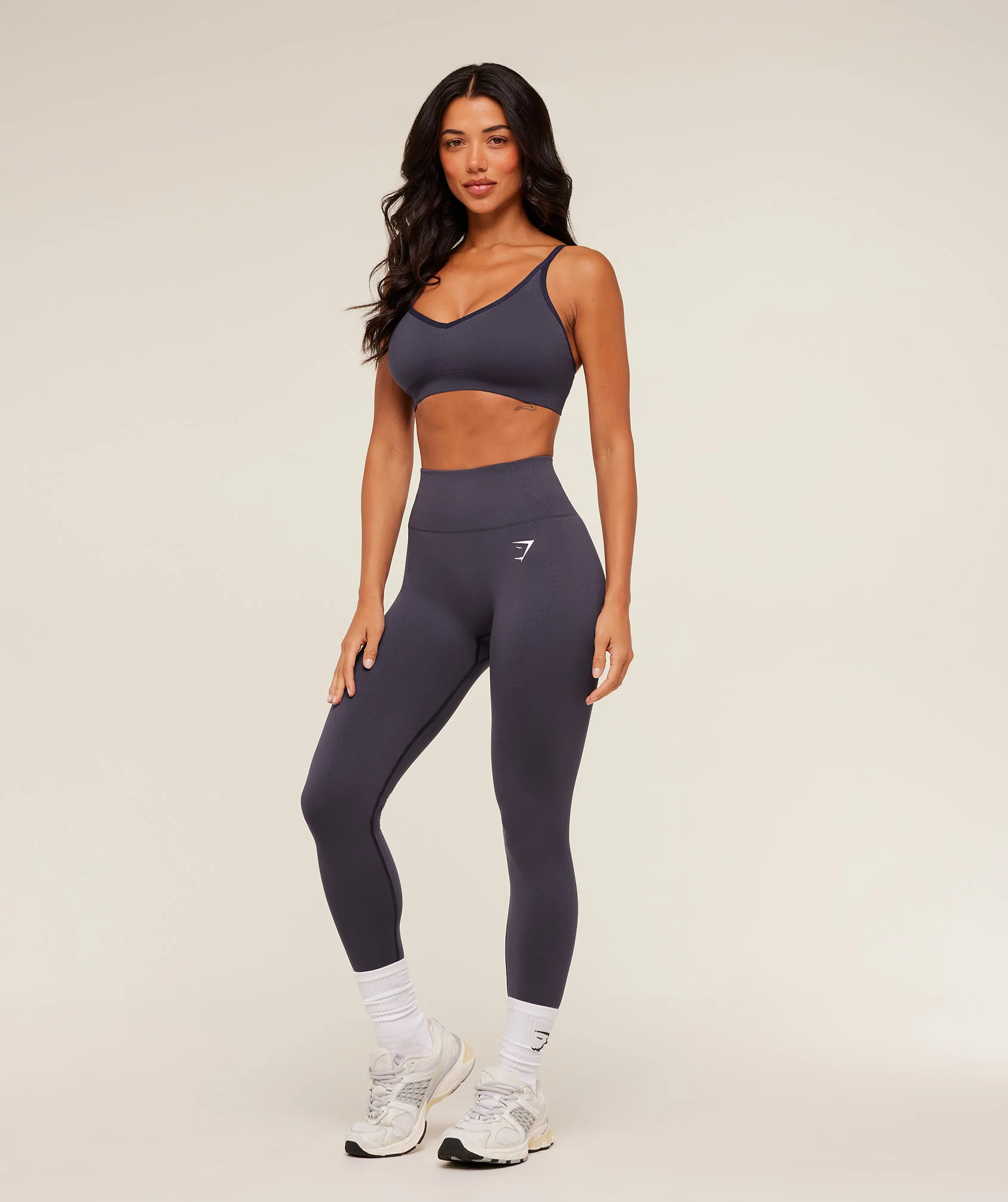 Gymshark Vital Sports Bra - Midnight Purple/Marl - Image 4