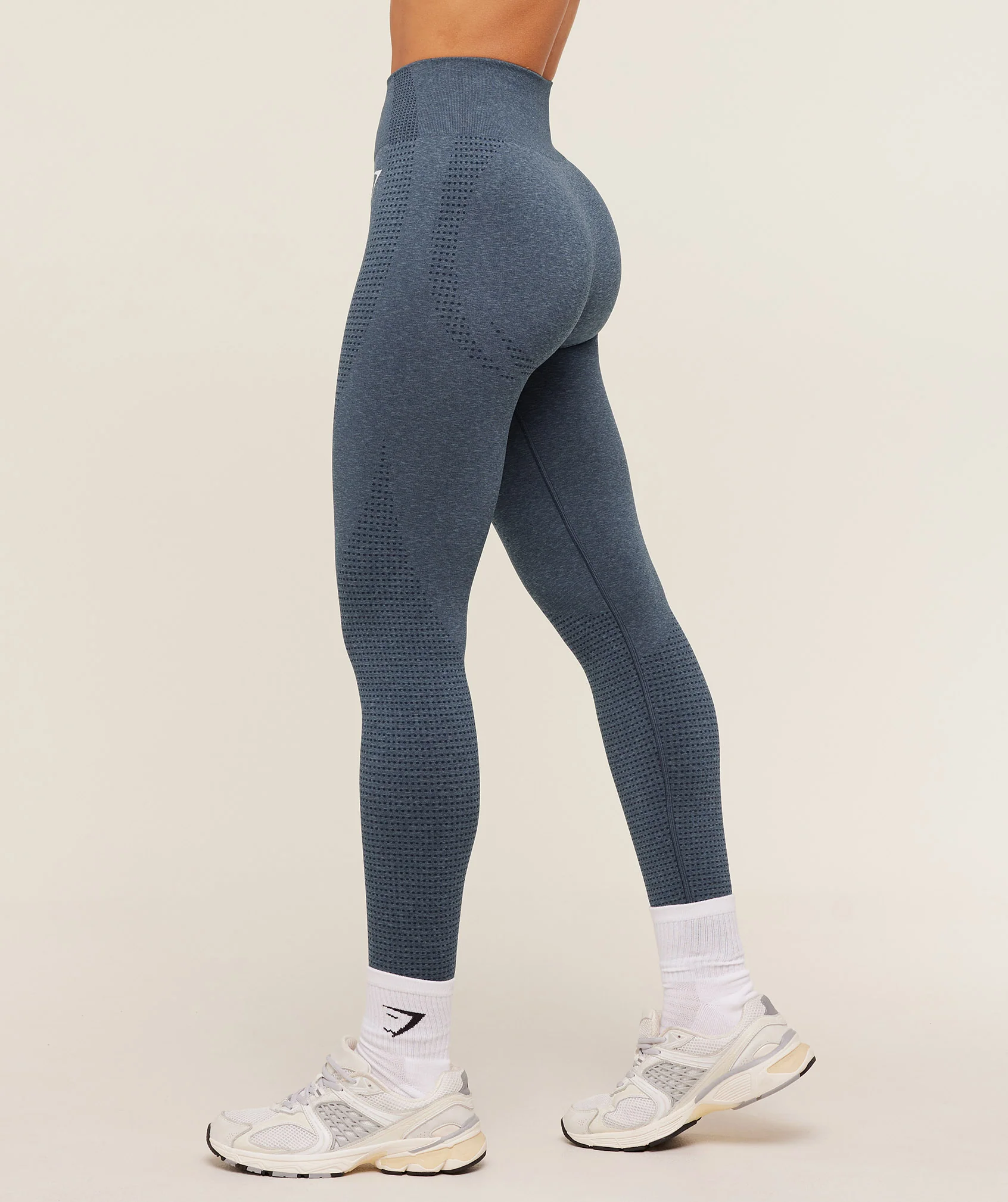 Gymshark Vital Tall Leggings - GS Stealth Blue/ Marl - Image 3