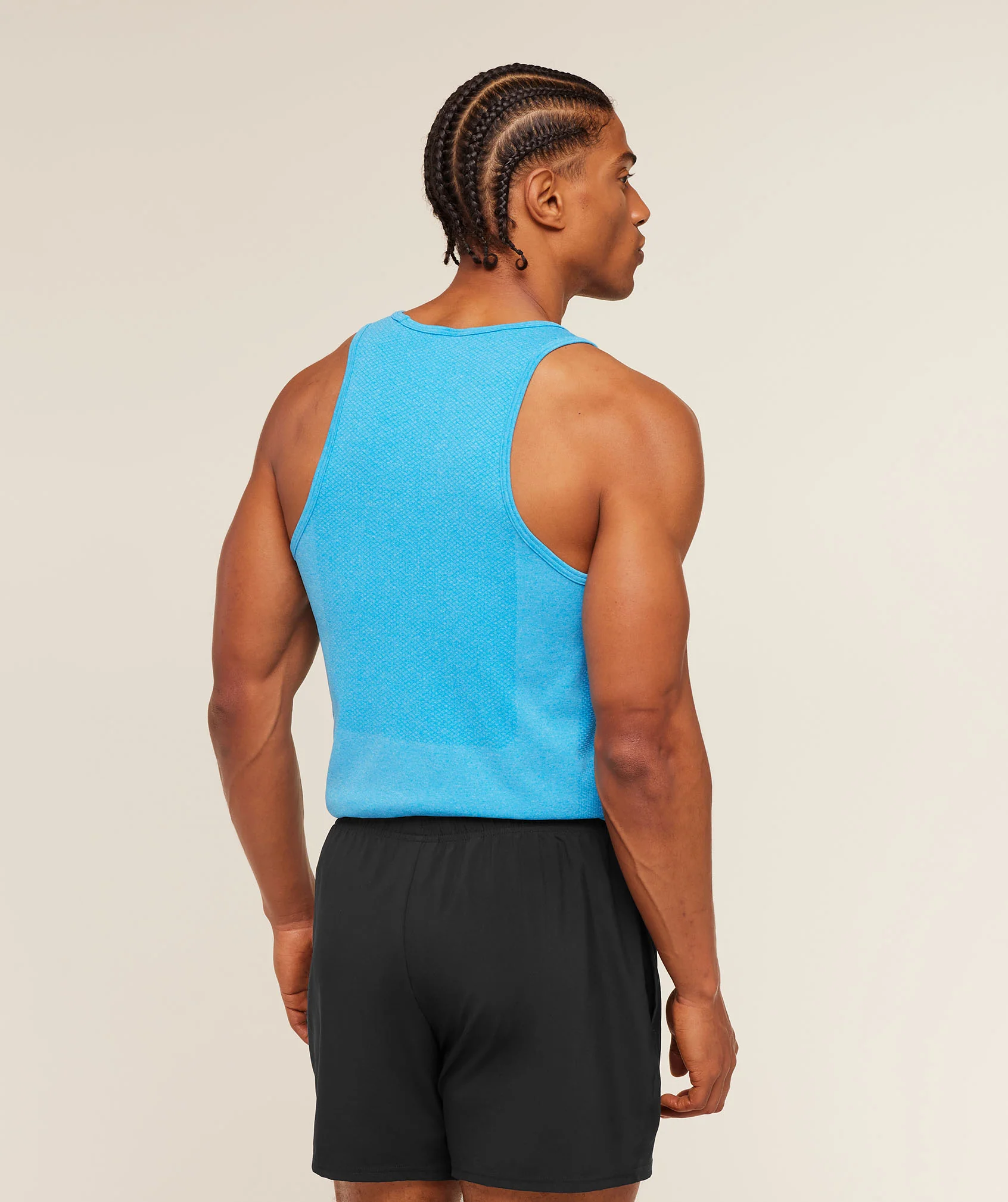 Gymshark Vital Tank - White/Brand Blue - Image 2
