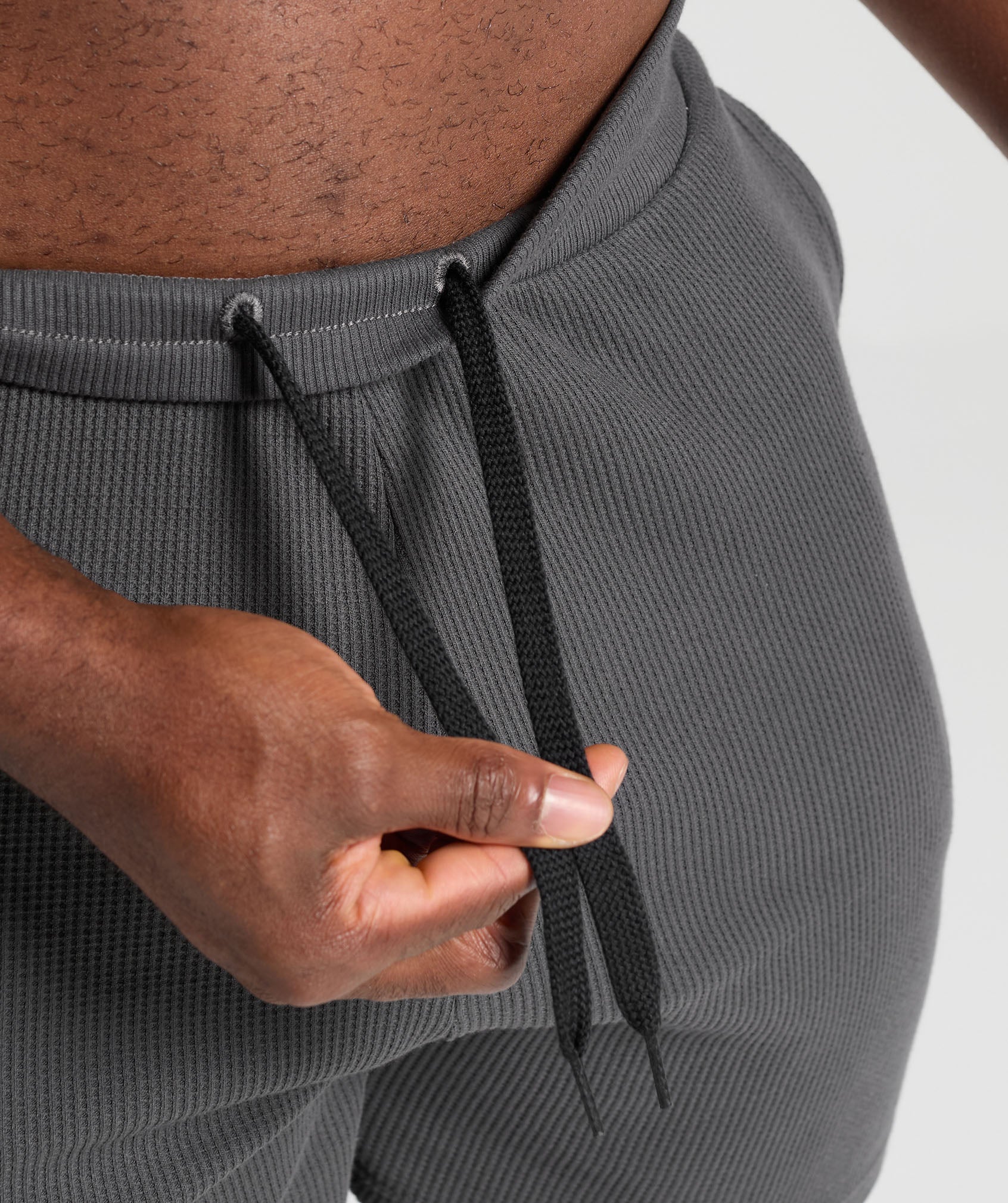 Gymshark Waffle Shorts - Grey - Image 5