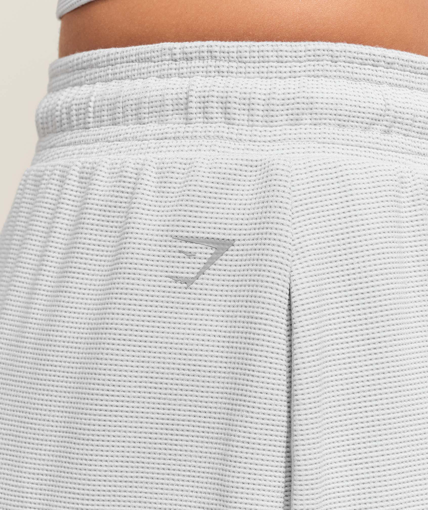 Gymshark Waffle Shorts - Light Grey - Image 4