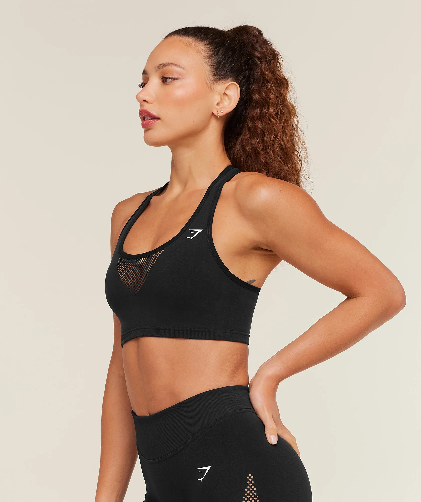 Gymshark Warp Sports Bra - GS Black - Image 2