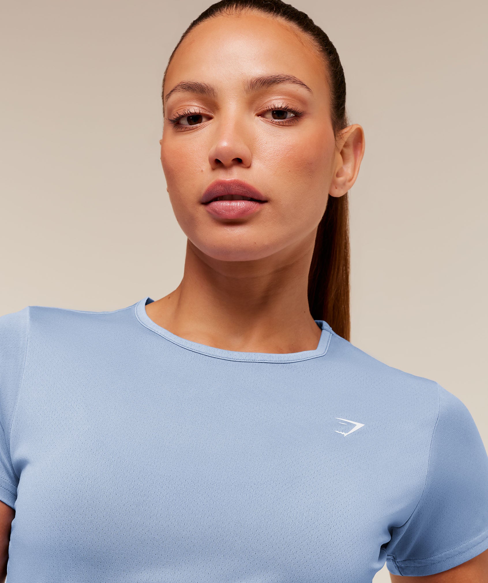 Gymshark Washed Pastel Baby Tee - Steady Purple/Wash - Image 5