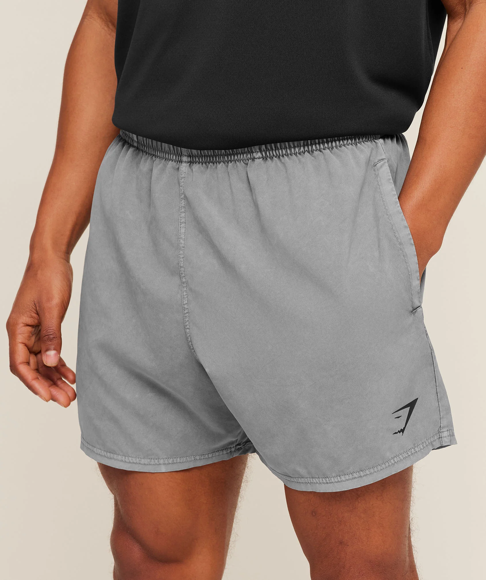 Gymshark Washed Pastels Shorts - Black/Wash - Image 6