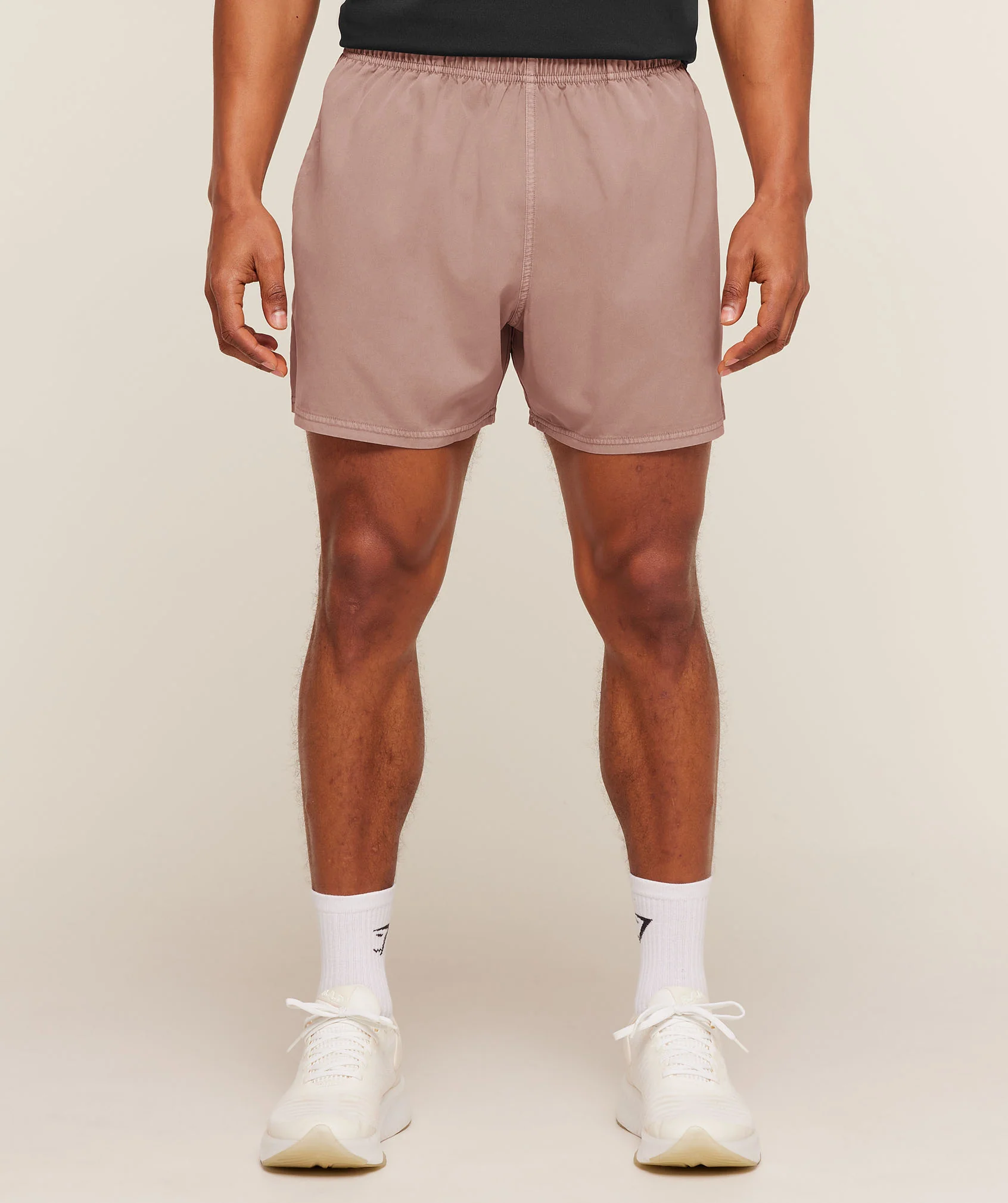 Gymshark Washed Pastels Shorts - Taupe Brown/Wash