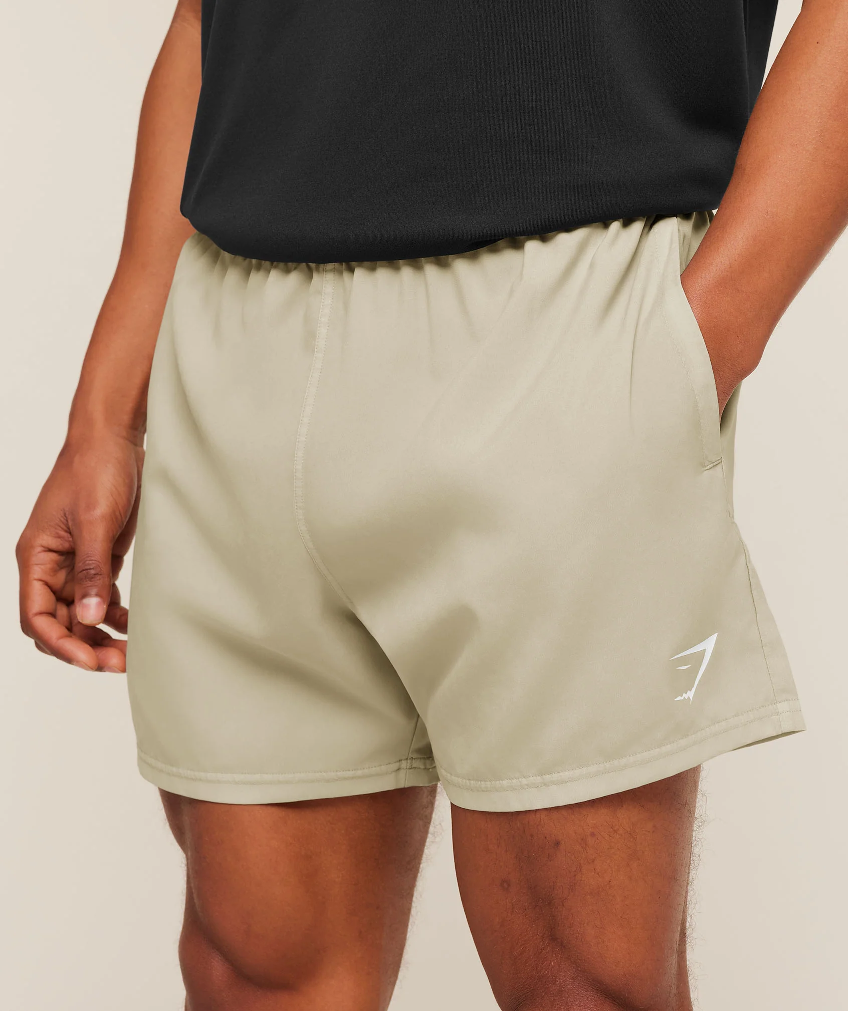 Gymshark Washed Pastels Shorts - Pebble Grey/Wash - Image 6