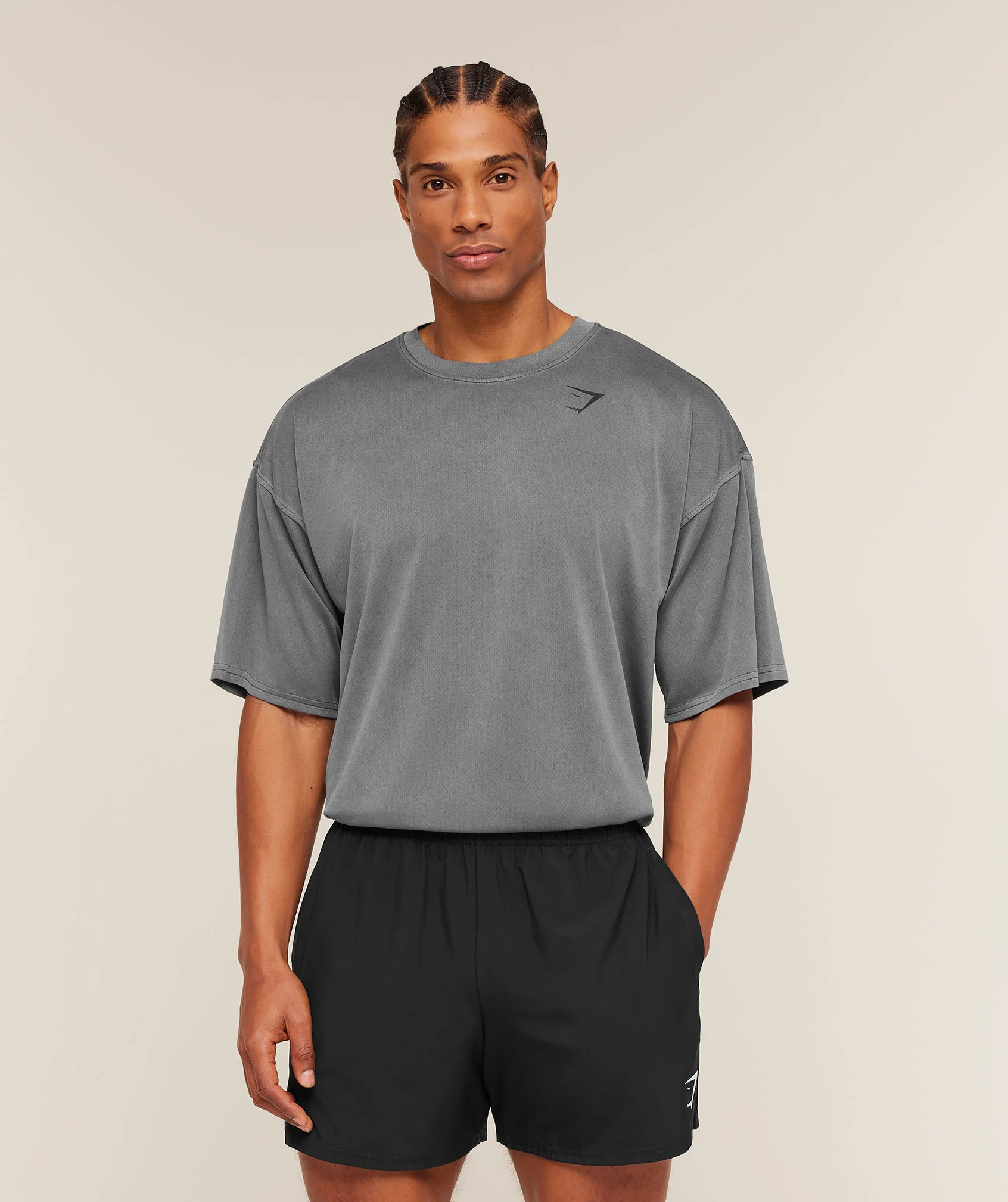 Gymshark Washed Pastels T-Shirt - Black/Wash