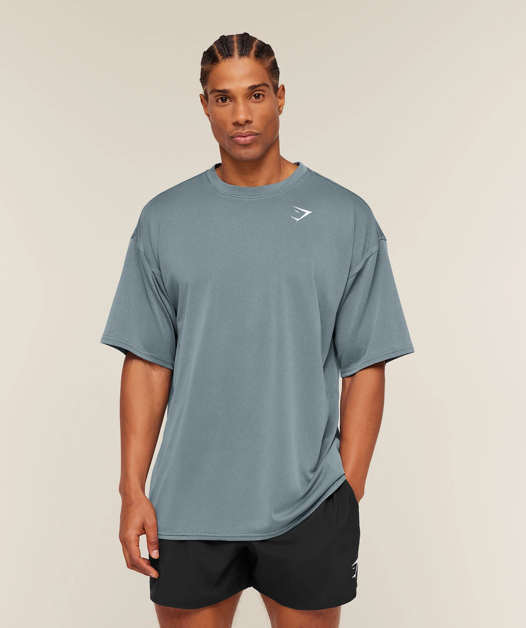 Gymshark Washed Pastels T-Shirt - Stealth Blue/Wash - Image 6