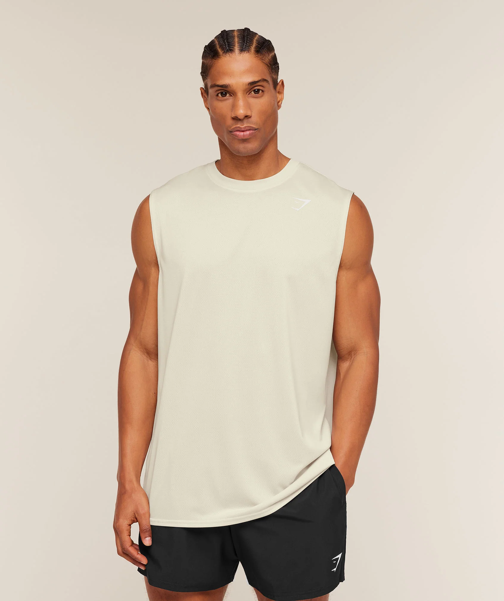 Gymshark Washed Pastels Tank - Soft White/Wash - Image 6