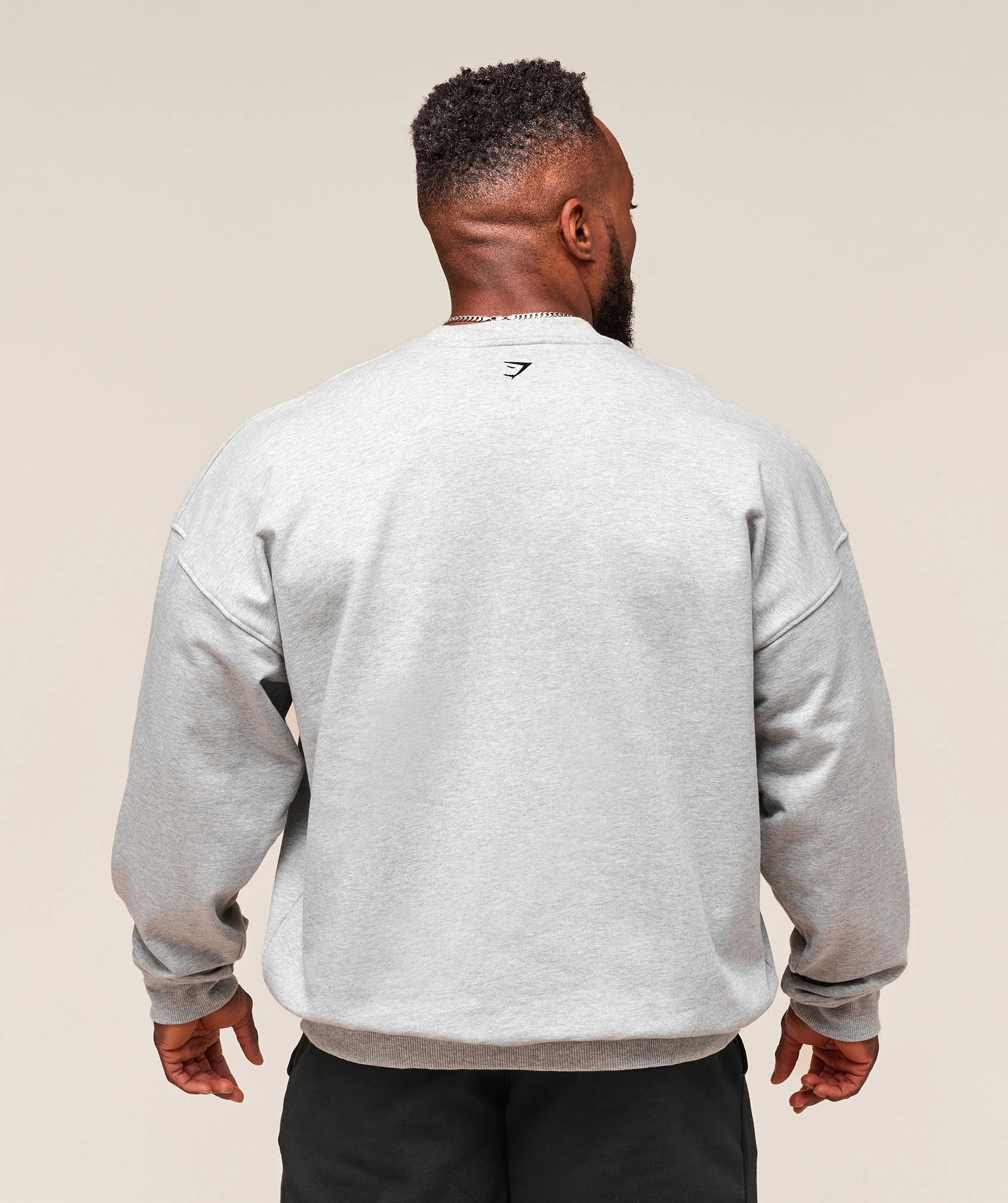 Gymshark We Do Gym Crew - Light Grey Core Marl - Image 2