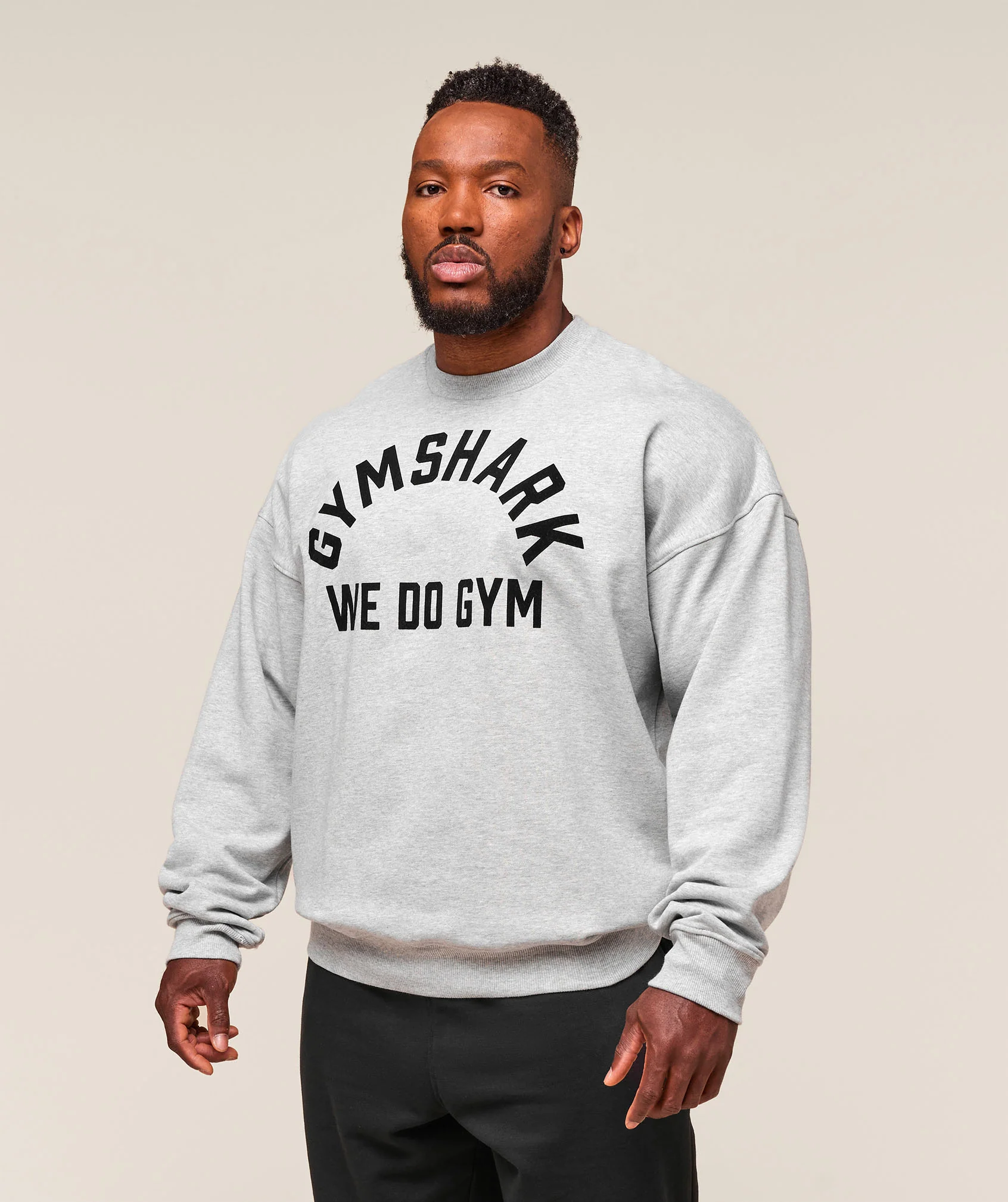Gymshark We Do Gym Crew - Light Grey Core Marl - Image 6