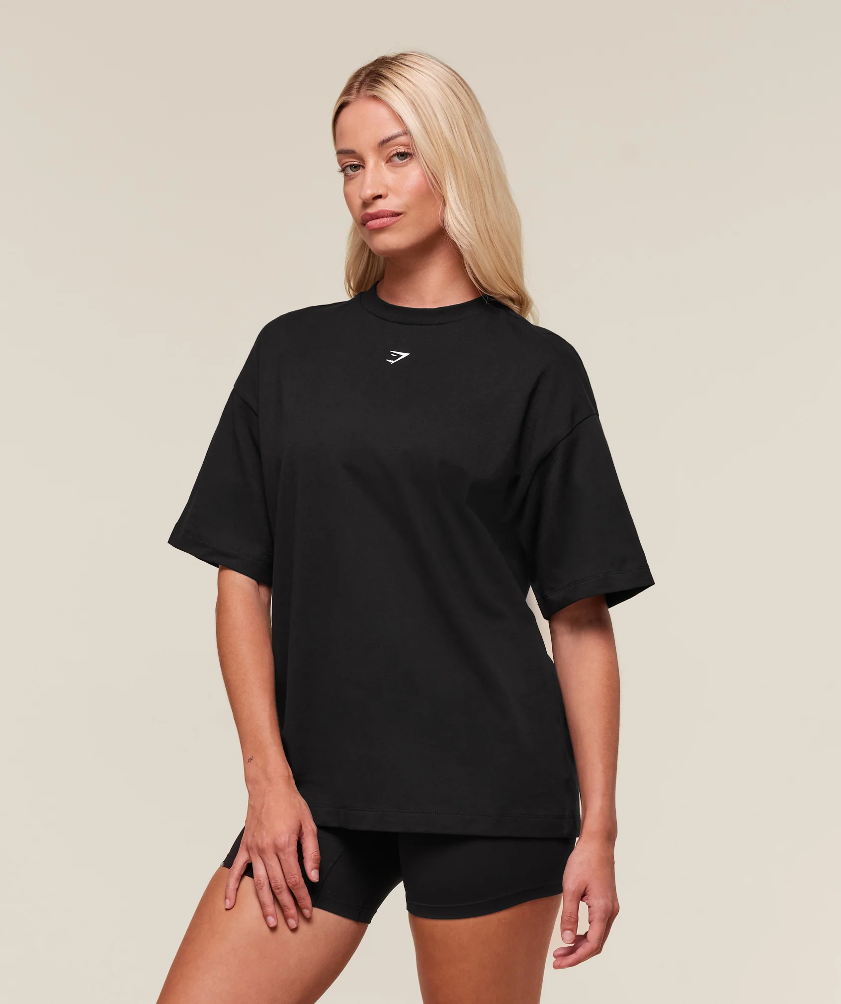 Gymshark We Do Gym Graphic Oversized T-Shirt - Black - Image 2