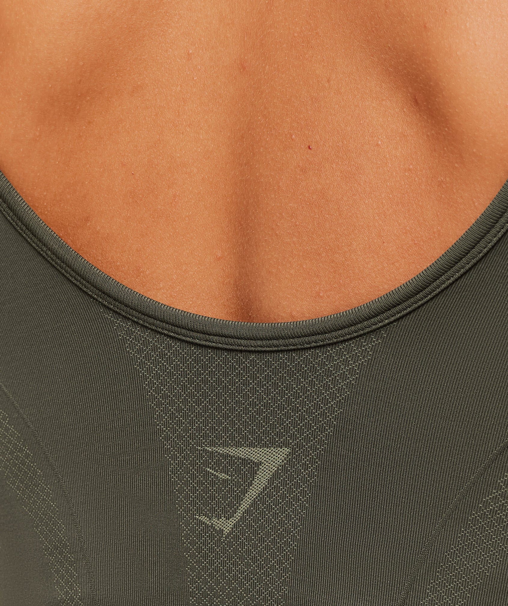 Gymshark Weekend Seamless Tank Top - Strength Green / Grounded Green - Image 6