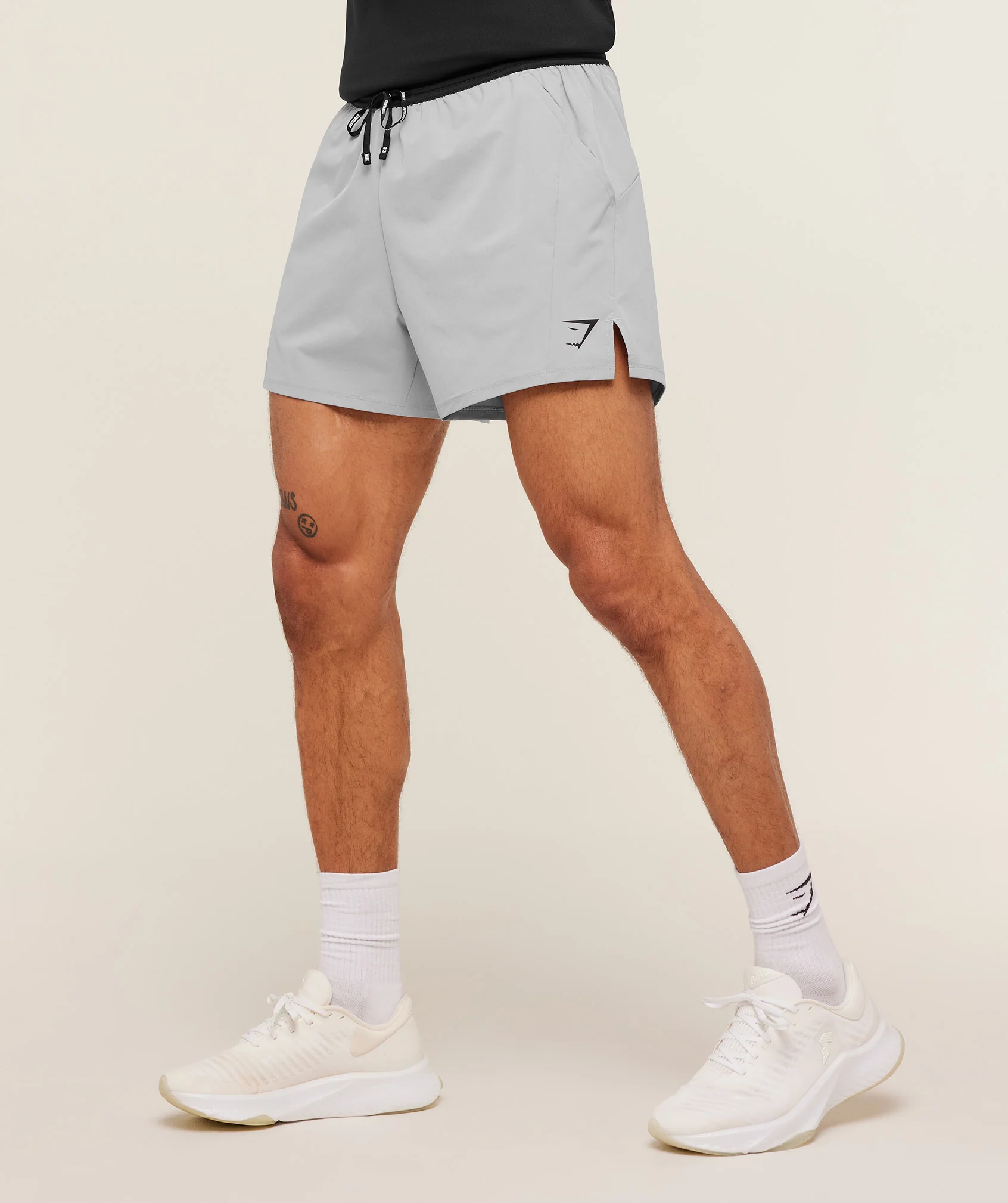 Gymshark Weekend 5" Shorts - Stratus Grey - Image 2