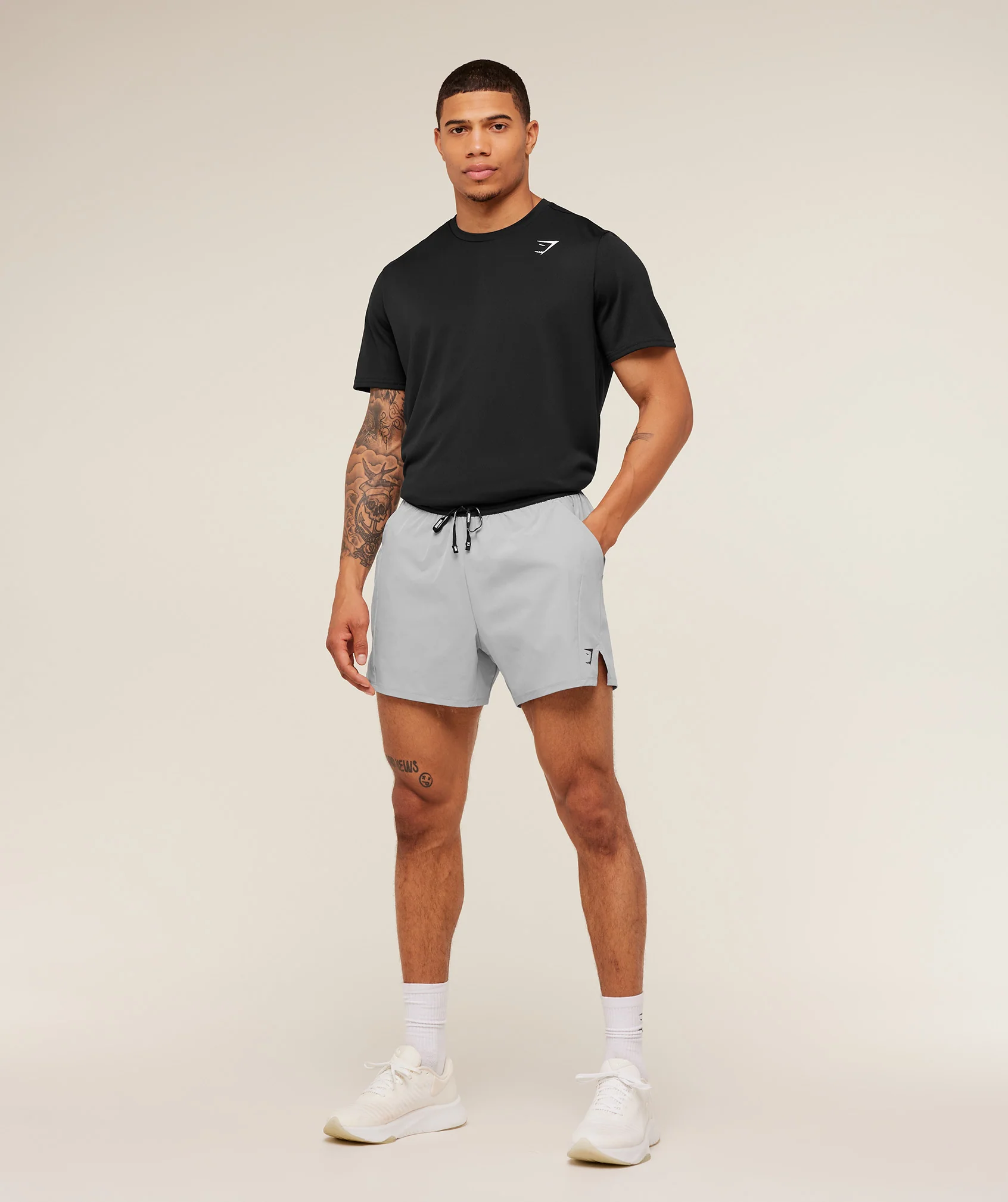 Gymshark Weekend 5" Shorts - Stratus Grey - Image 4