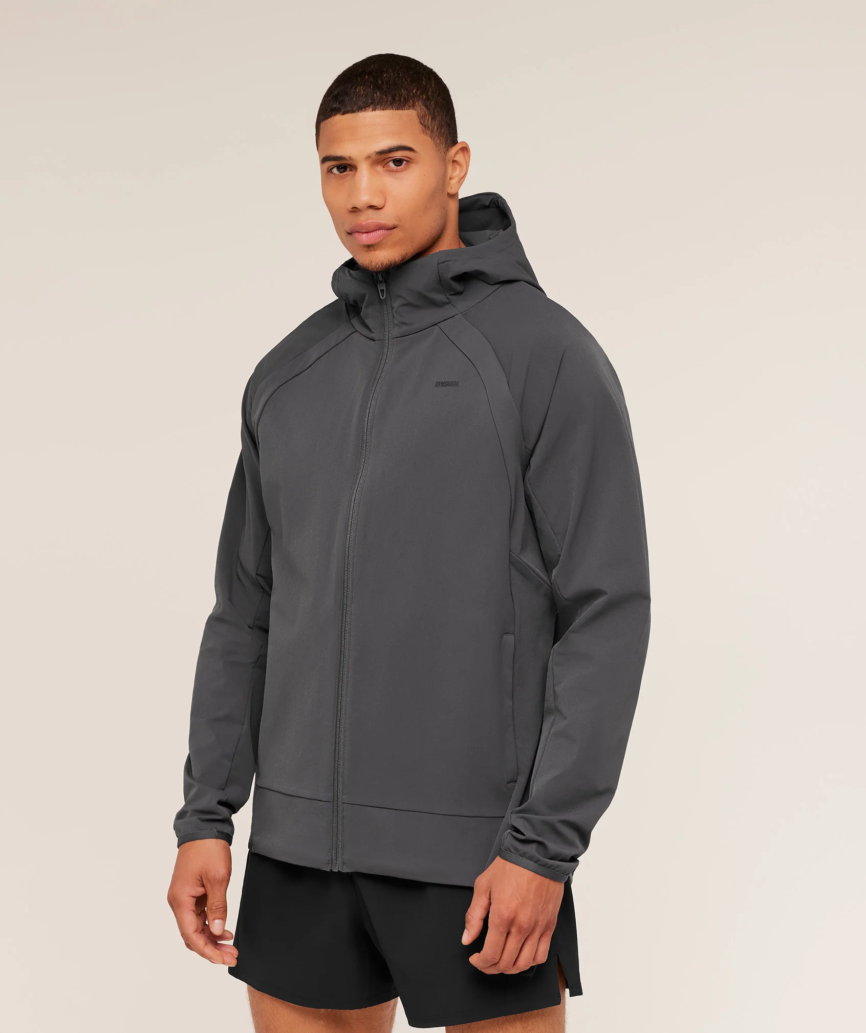 Gymshark Weekend Zip Through Shell Jacket - Grey - Image 3
