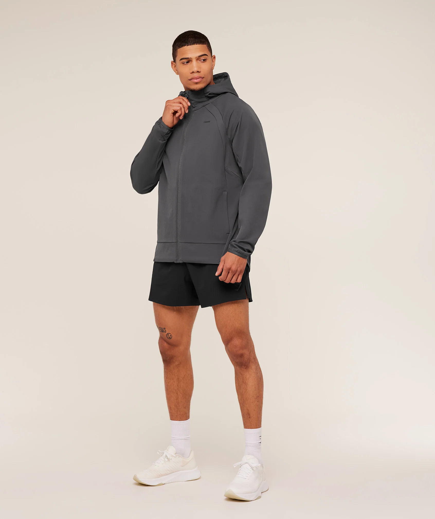 Gymshark Weekend Zip Through Shell Jacket - Grey - Image 4