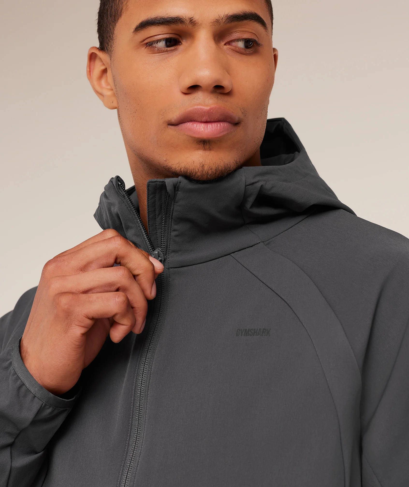 Gymshark Weekend Zip Through Shell Jacket - Grey - Image 6