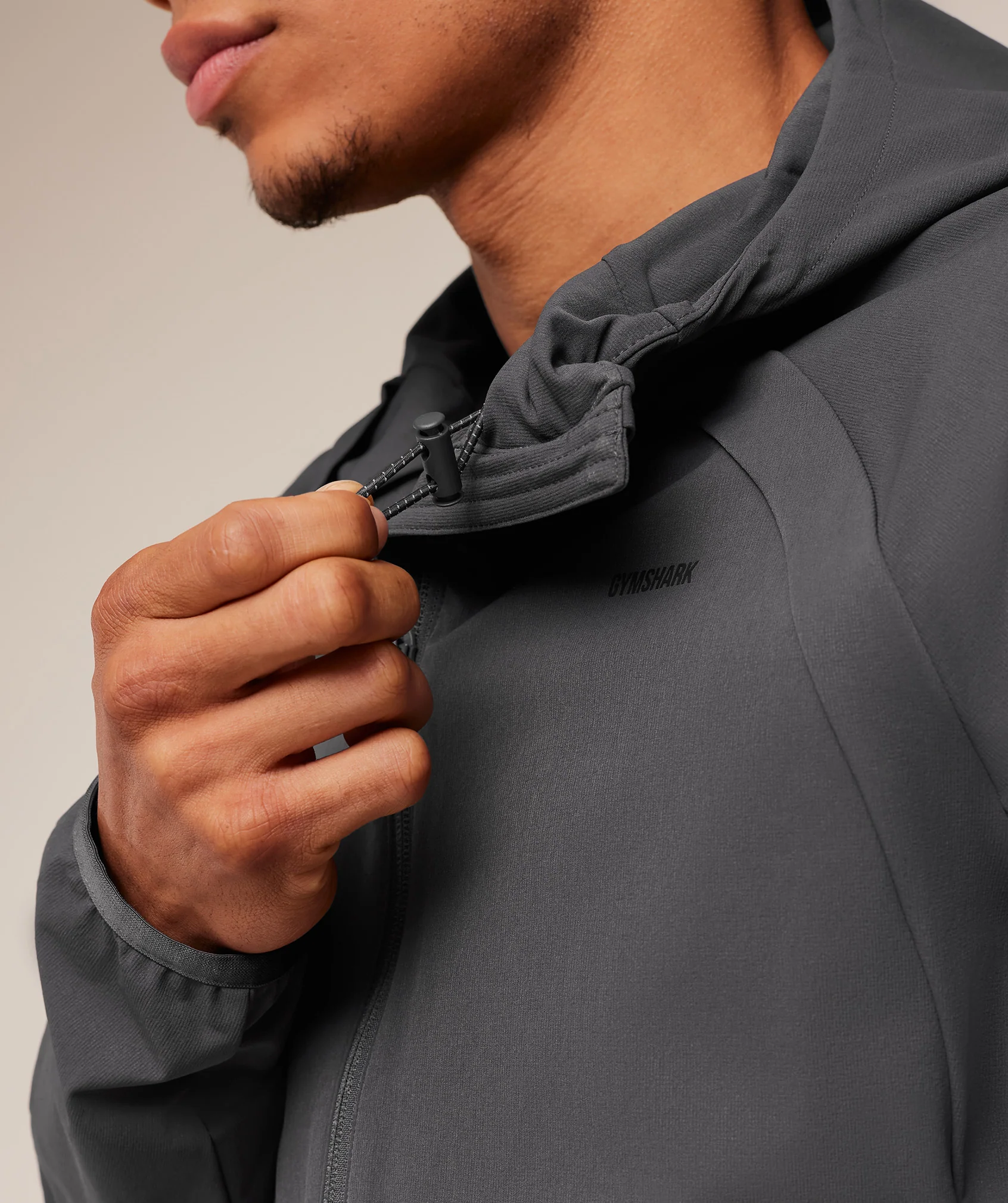 Gymshark Weekend Zip Through Shell Jacket - Grey - Image 7
