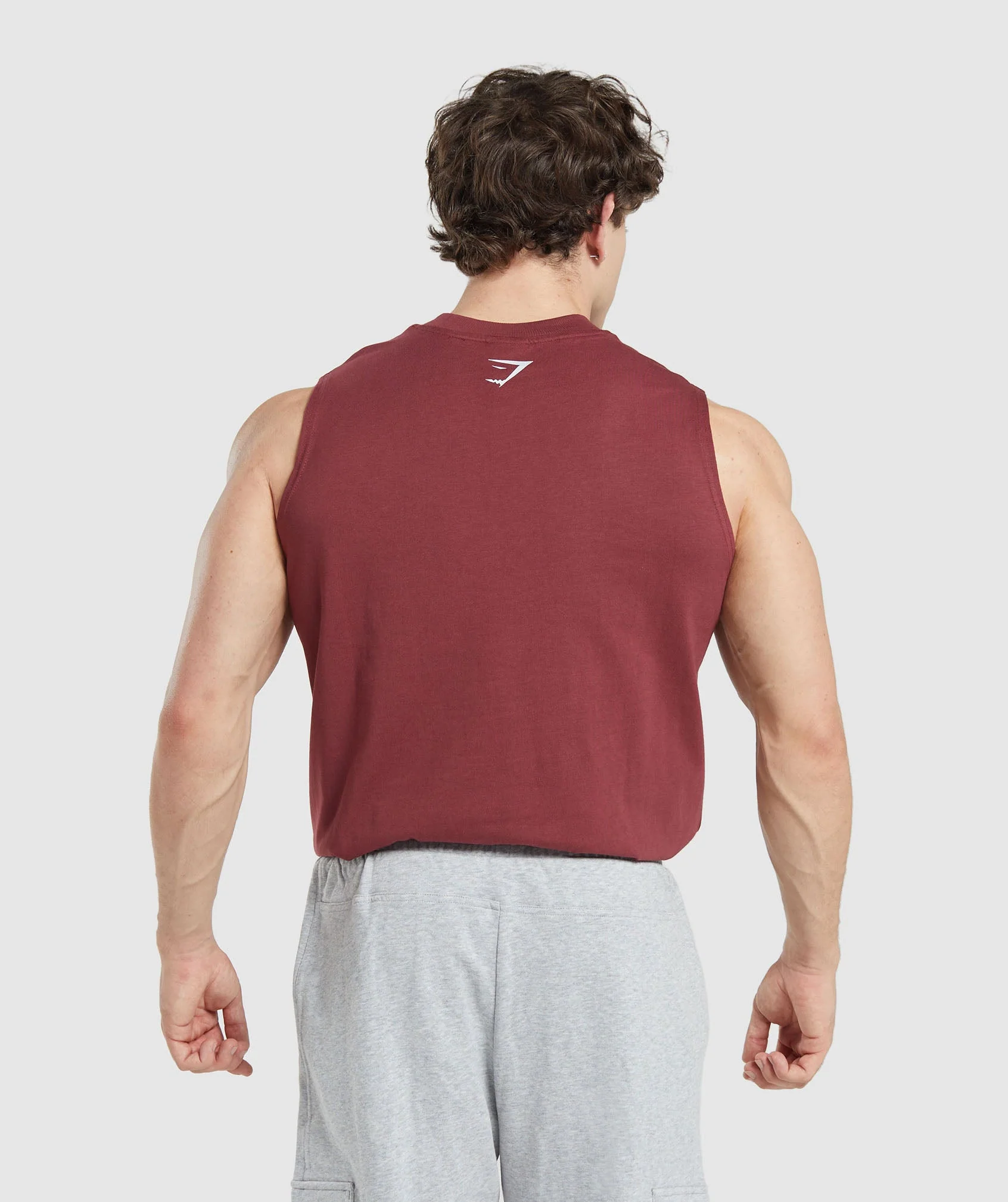 Gymshark Weightlifting Club Tank - Washed Burgundy - Image 2