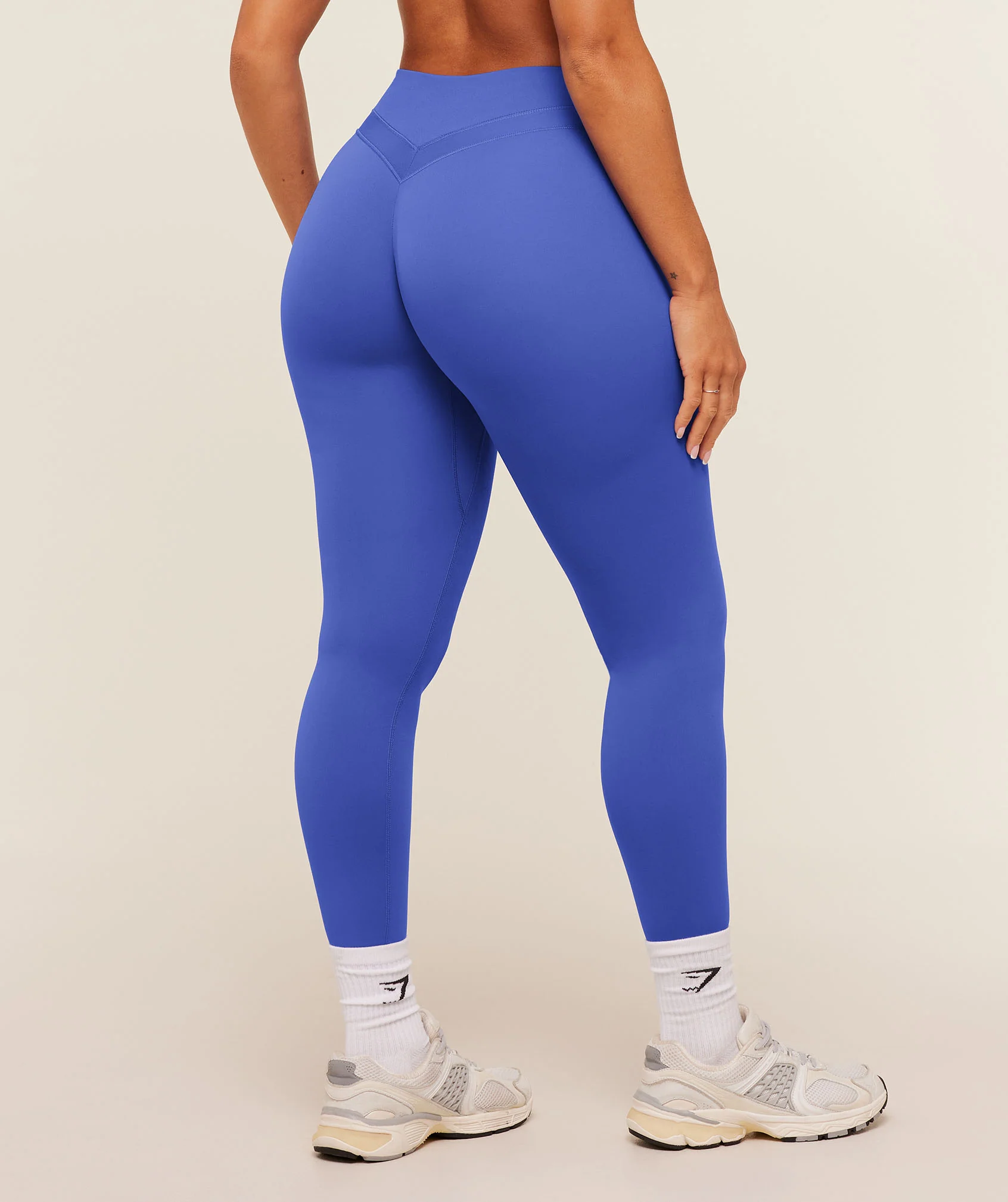 Gymshark Whitney Mid-High Rise Leggings - Force Blue - Image 5