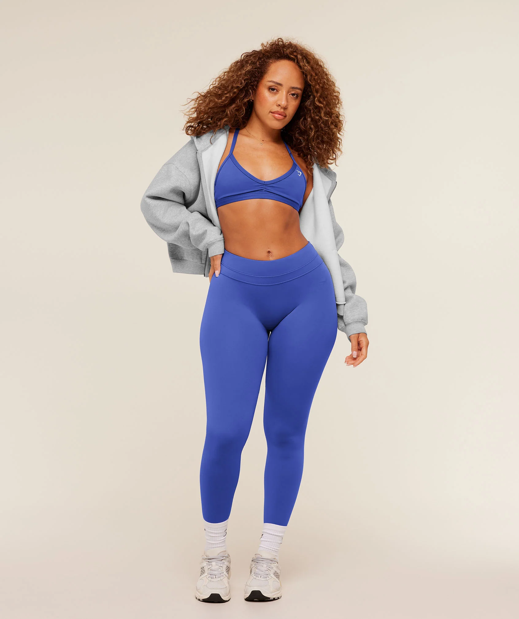 Gymshark Whitney Mid-High Rise Leggings - Force Blue - Image 8