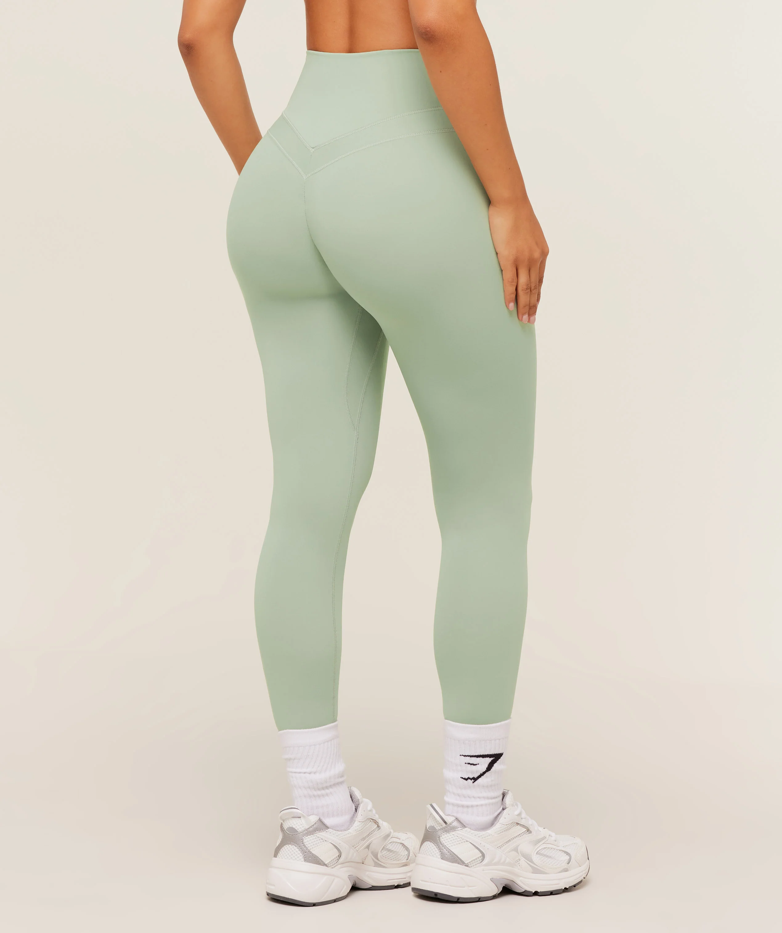 Gymshark Whitney Short Legging - Haze Green - Image 2
