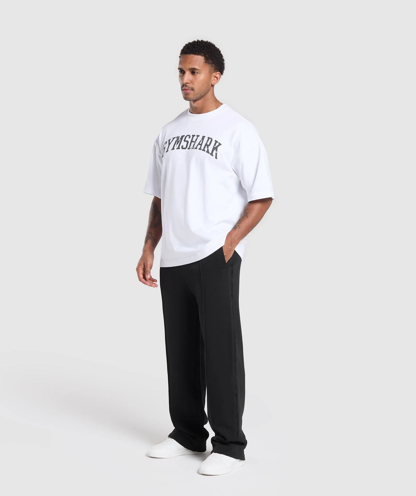 Gymshark Wide Leg Pants - Black - Image 3